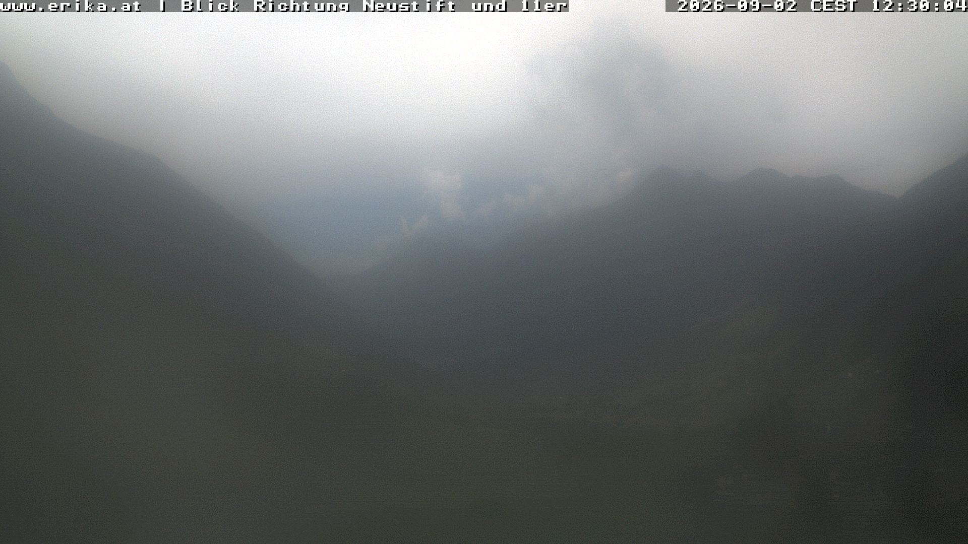 Archived image Webcam Neustift: View of the Stubai Glacier