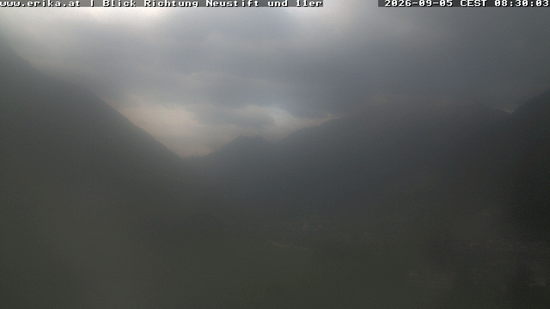 Archiv Foto Webcam Neustift: Blick vom Hotel Erika
