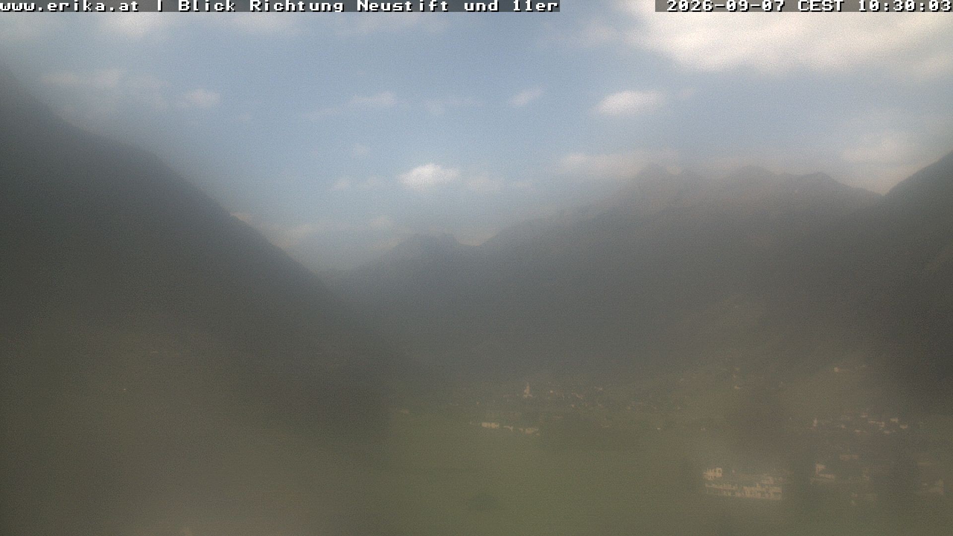 Archiv Foto Webcam Neustift: Blick vom Hotel Erika