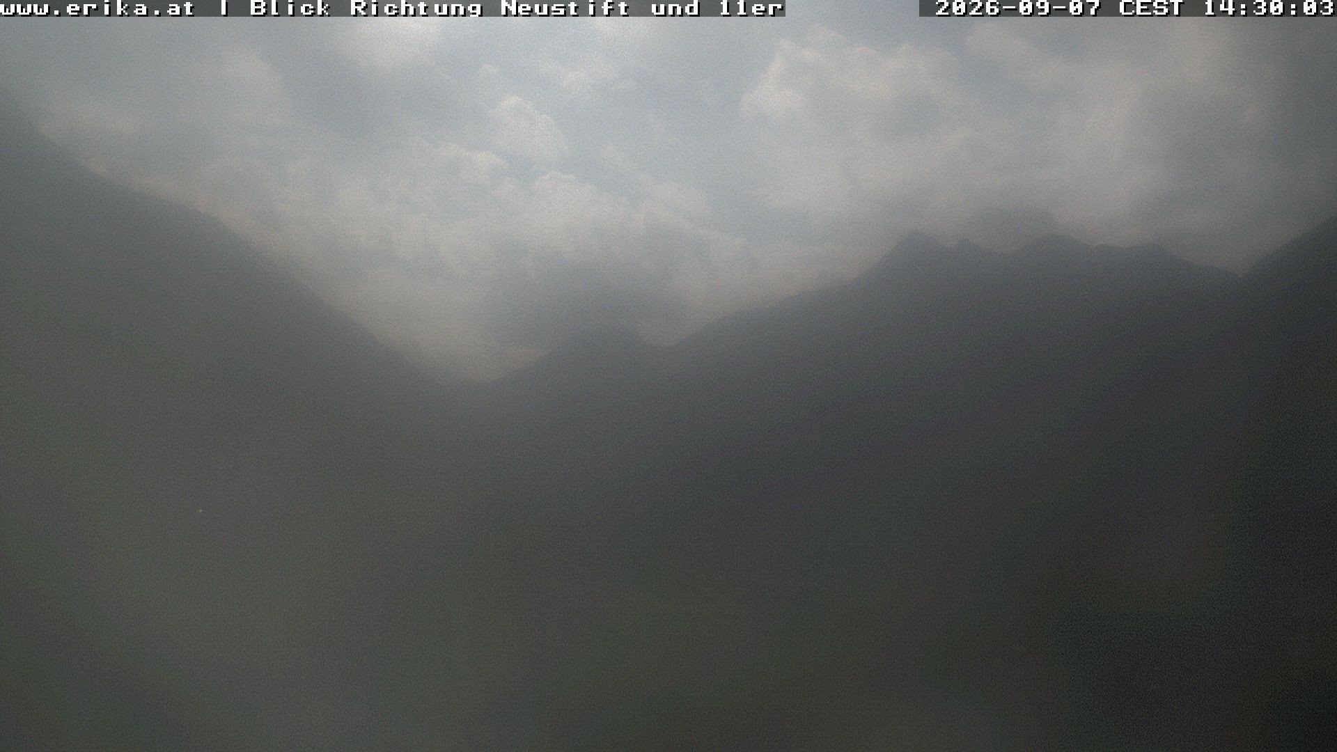 Archiv Foto Webcam Neustift: Blick vom Hotel Erika