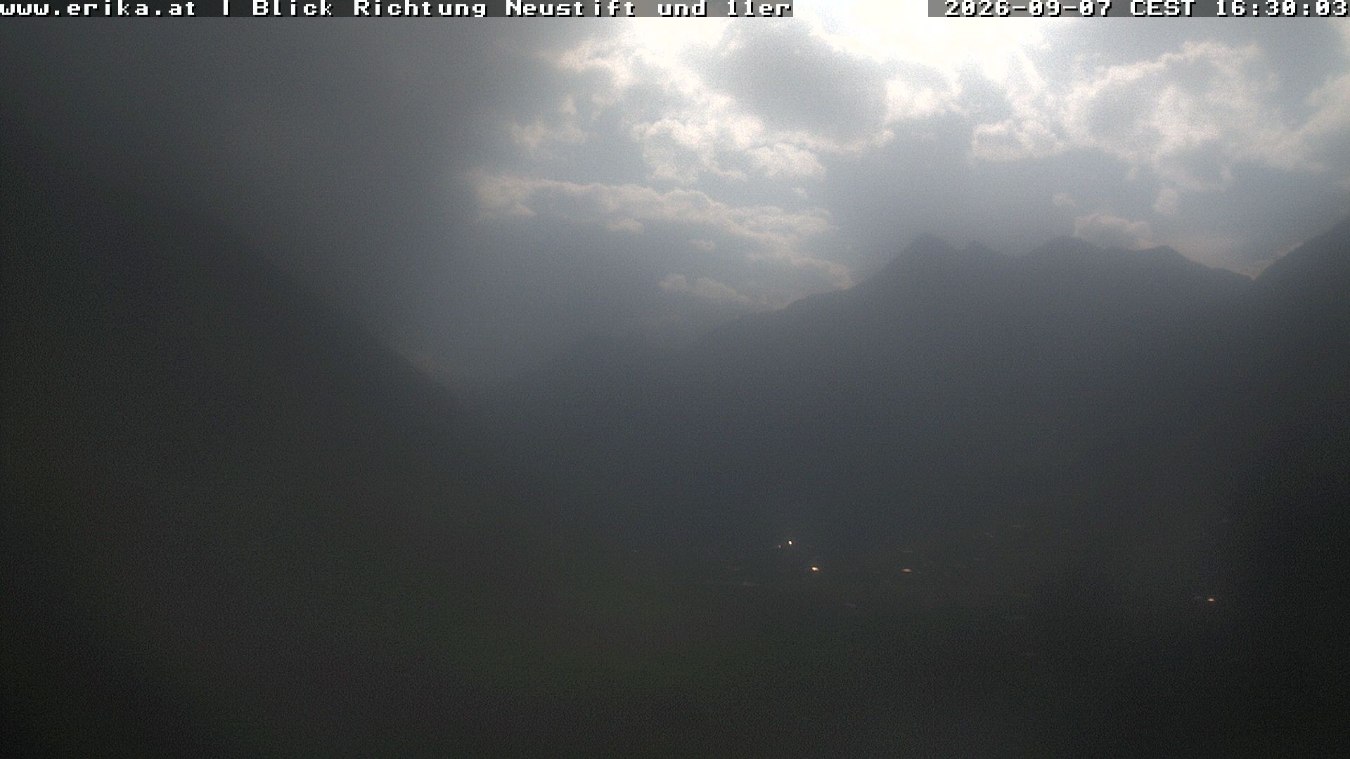 Archiv Foto Webcam Neustift: Blick vom Hotel Erika