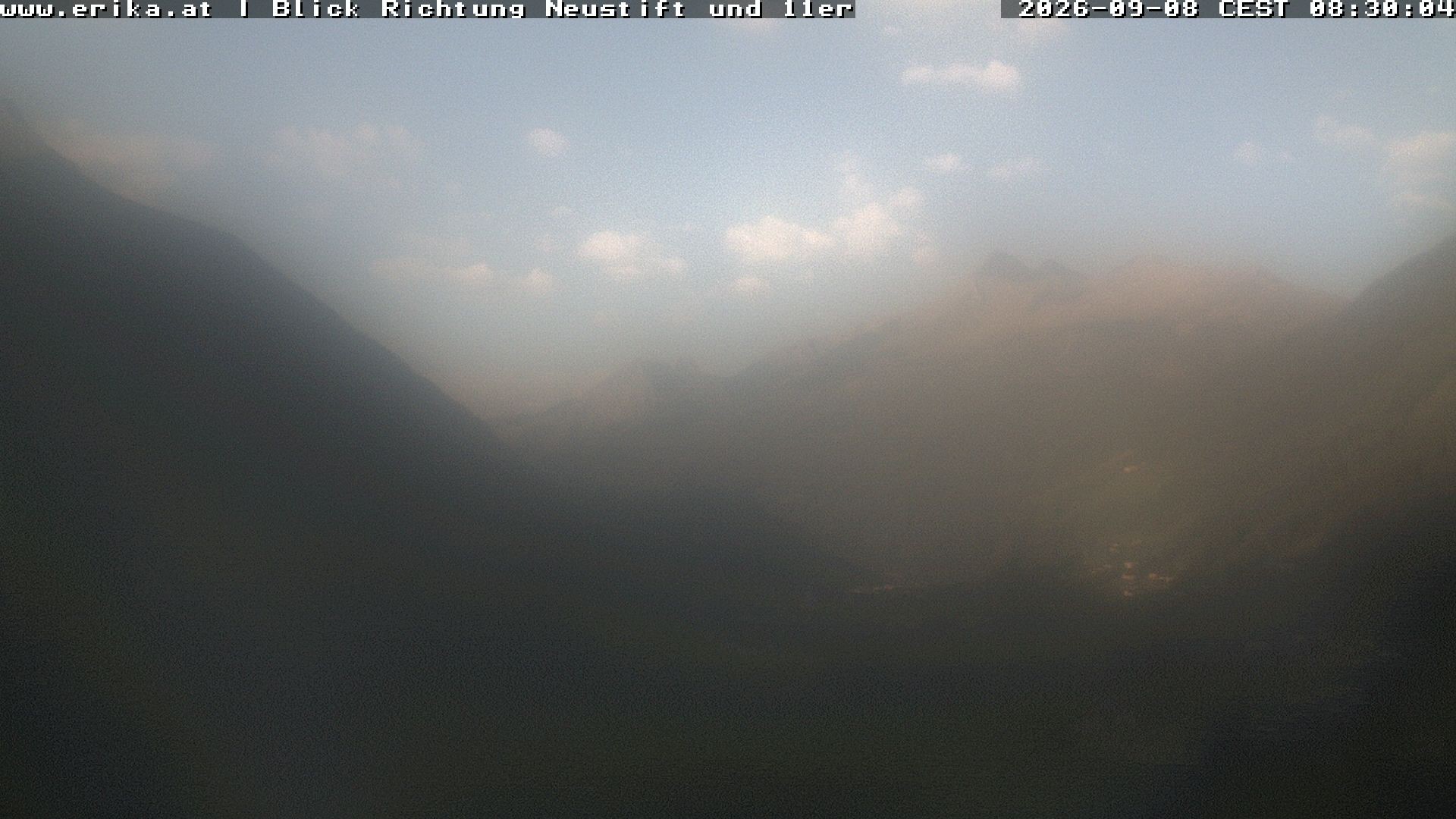Archiv Foto Webcam Neustift: Blick vom Hotel Erika