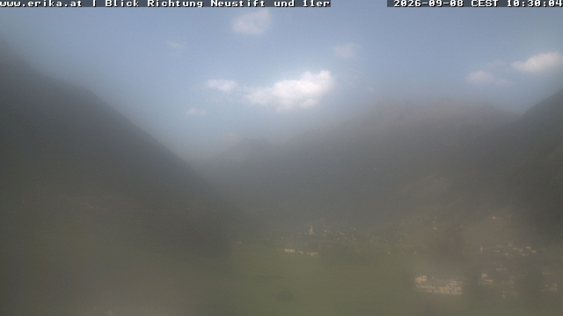 Archiv Foto Webcam Neustift: Blick vom Hotel Erika