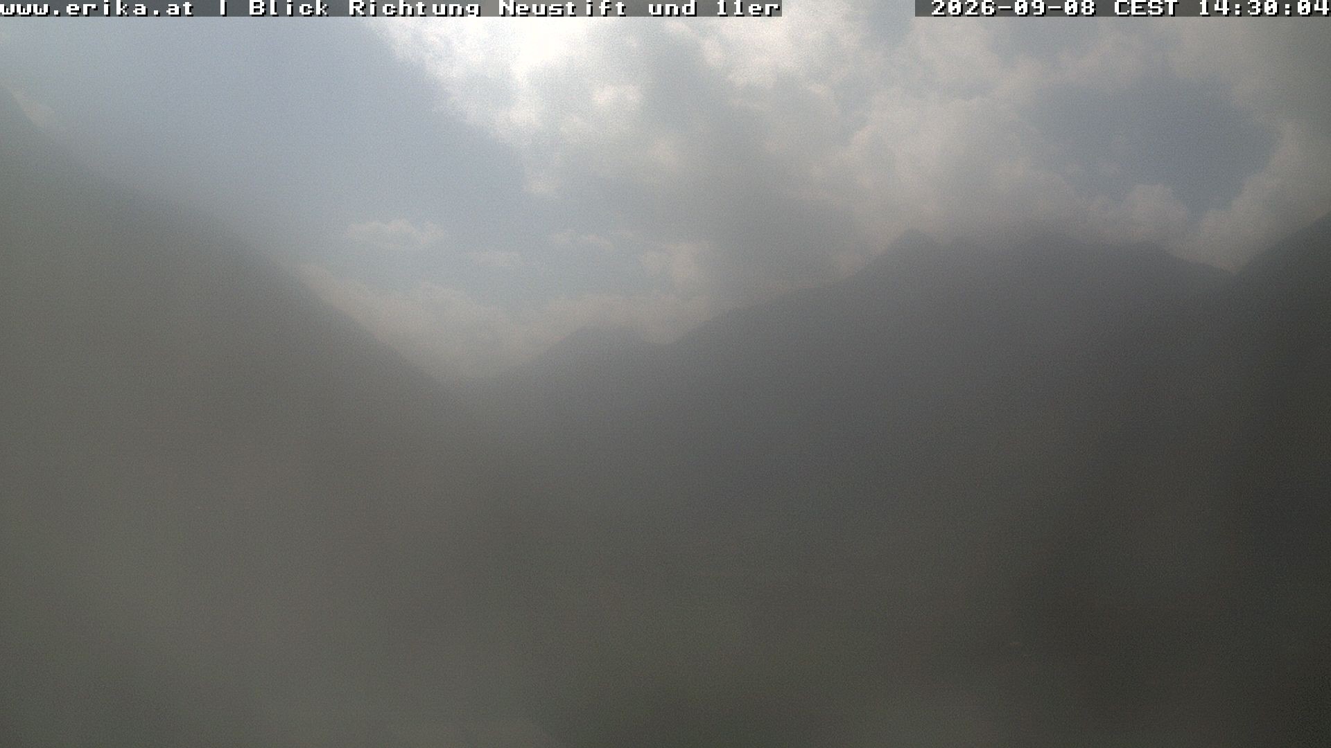 Archiv Foto Webcam Neustift: Blick vom Hotel Erika