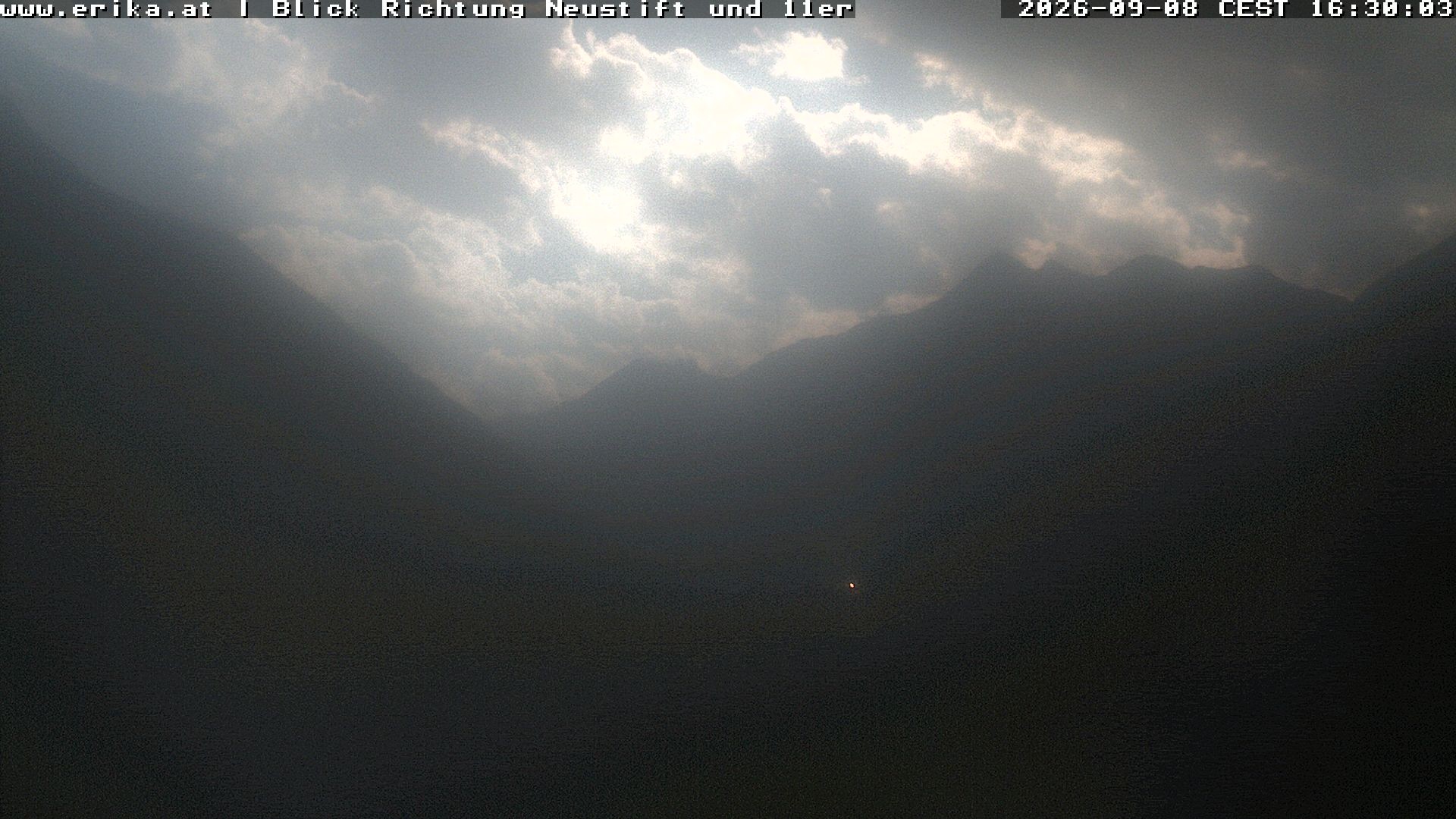 Archiv Foto Webcam Neustift: Blick vom Hotel Erika