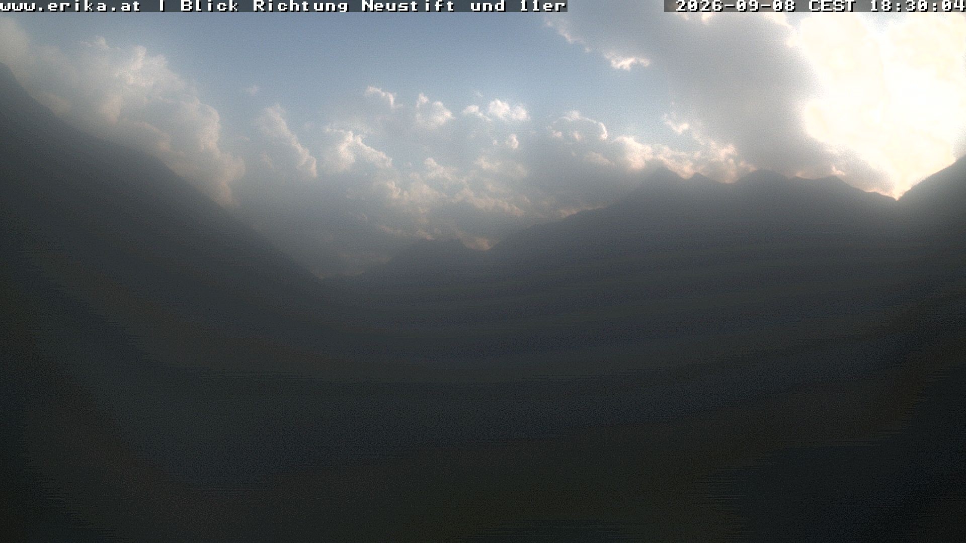 Archiv Foto Webcam Neustift: Blick vom Hotel Erika