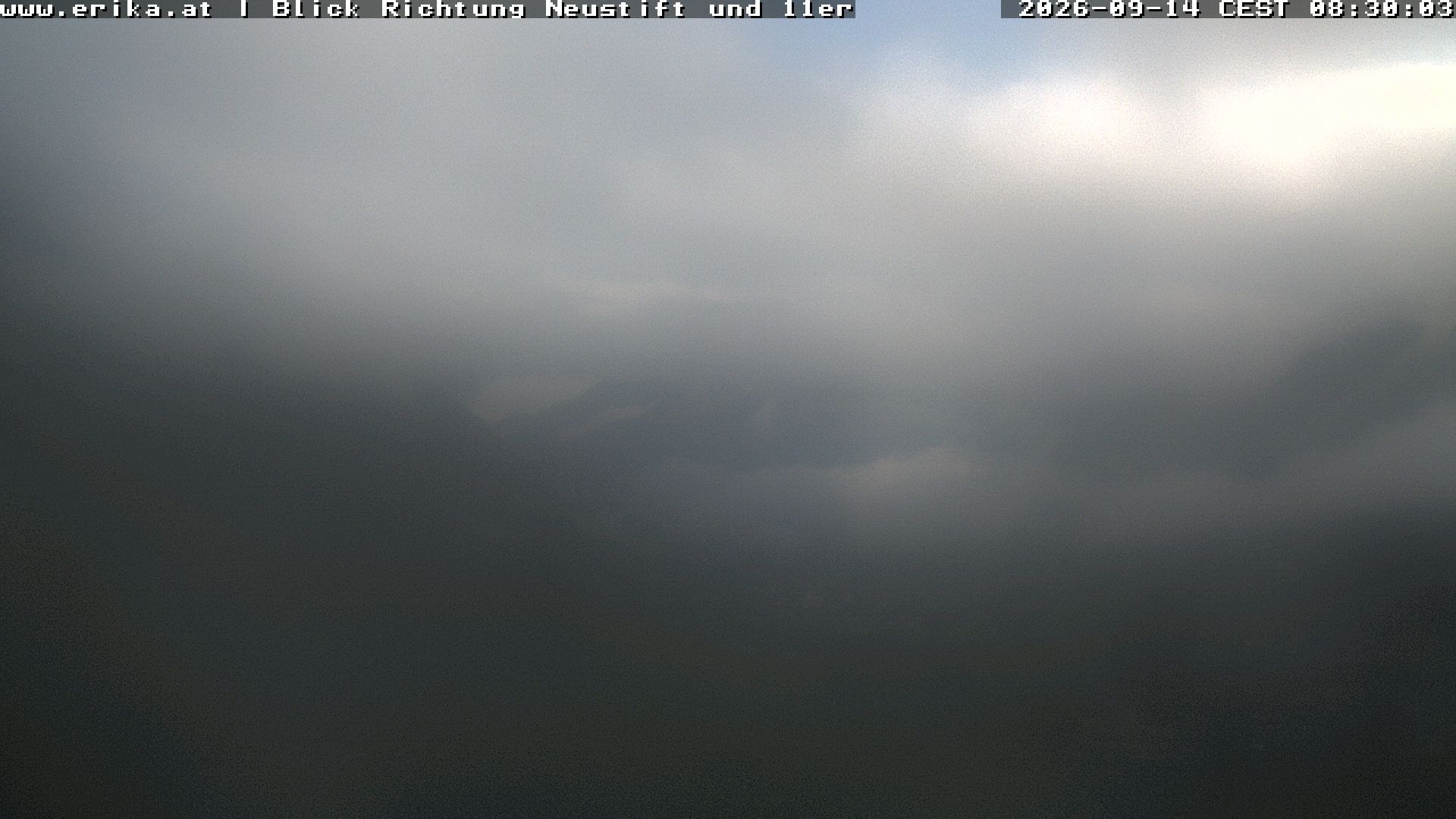 Archived image Webcam Neustift: View of the Stubai Glacier