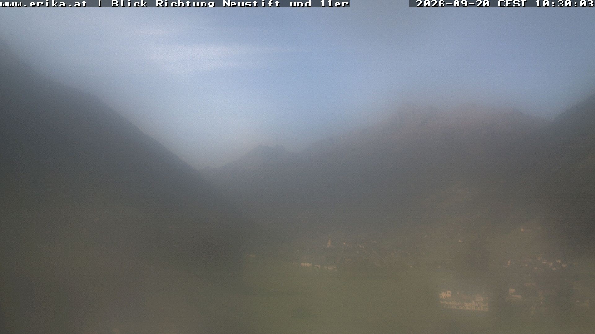 Archiv Foto Webcam Neustift: Blick vom Hotel Erika