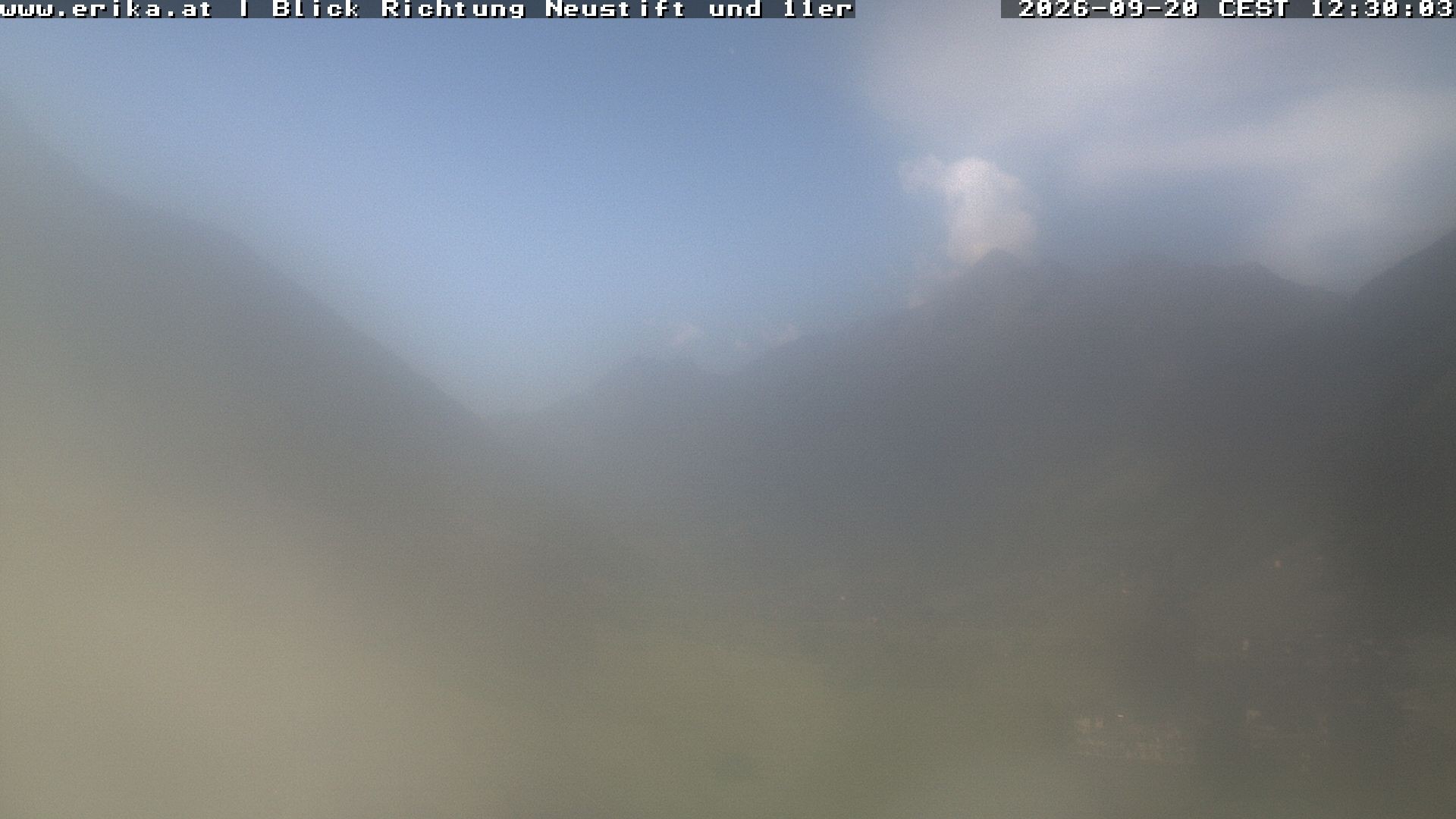 Archiv Foto Webcam Neustift: Blick vom Hotel Erika