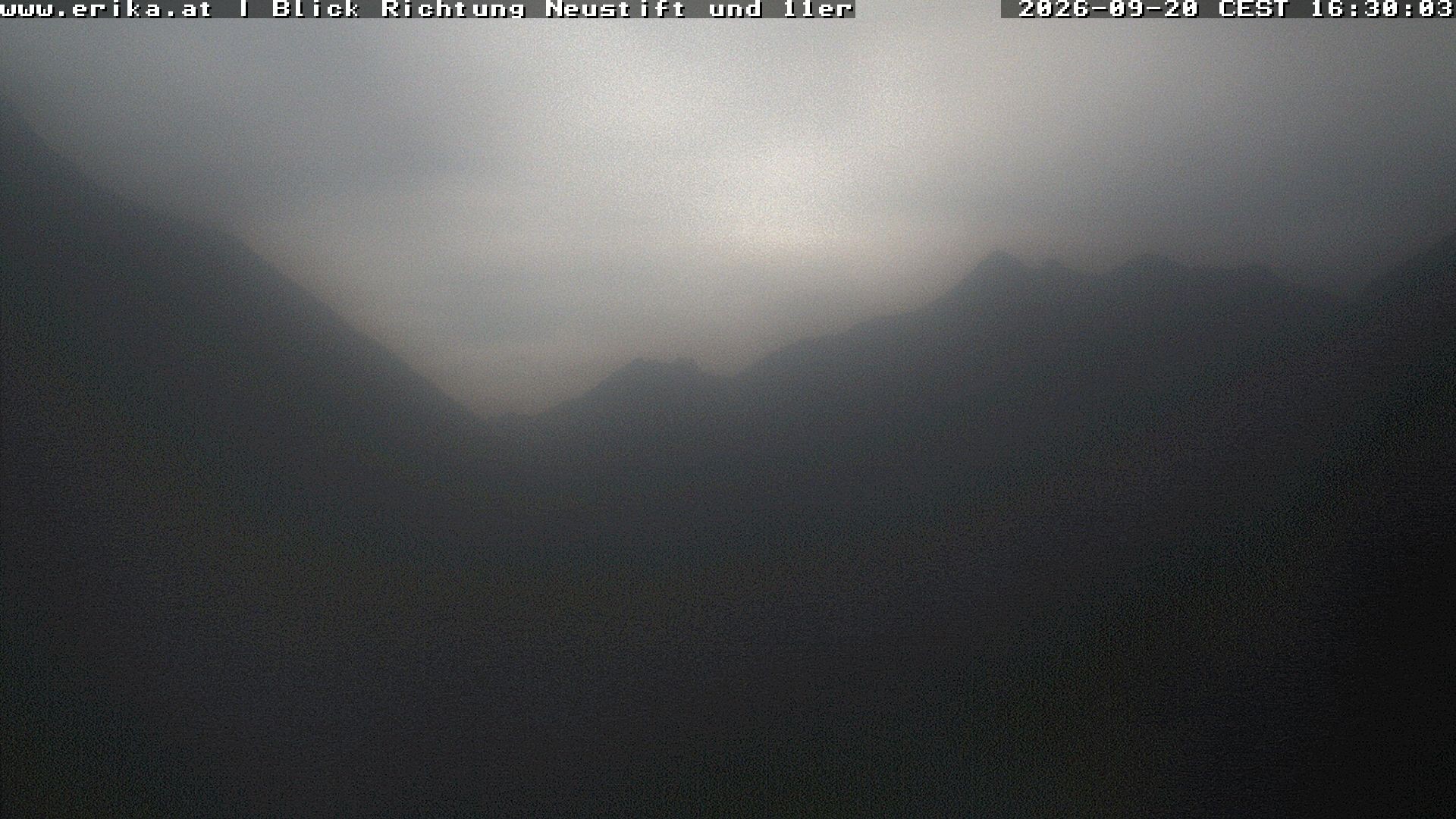 Archiv Foto Webcam Neustift: Blick vom Hotel Erika