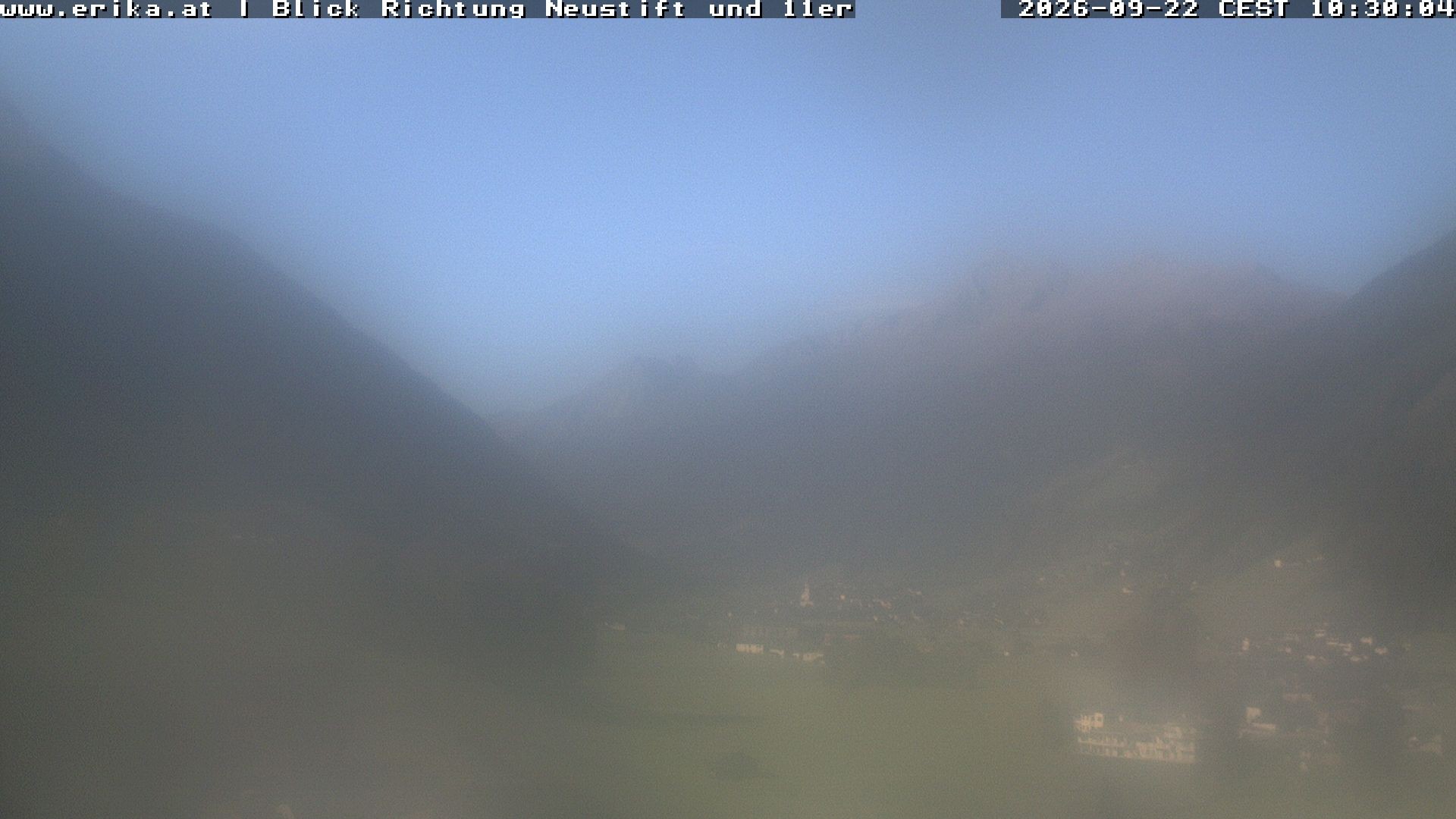 Archiv Foto Webcam Neustift: Blick vom Hotel Erika
