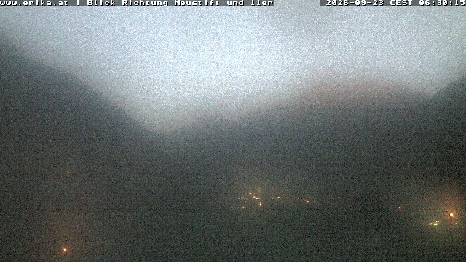 Archiv Foto Webcam Neustift: Blick vom Hotel Erika