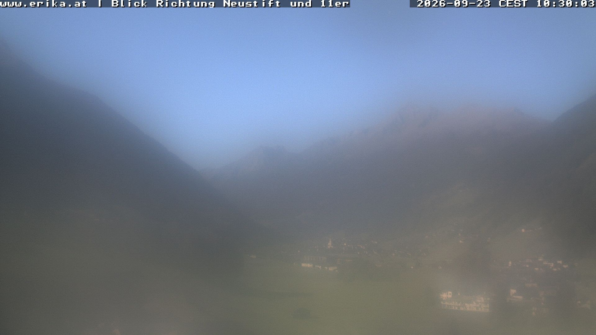 Archiv Foto Webcam Neustift: Blick vom Hotel Erika
