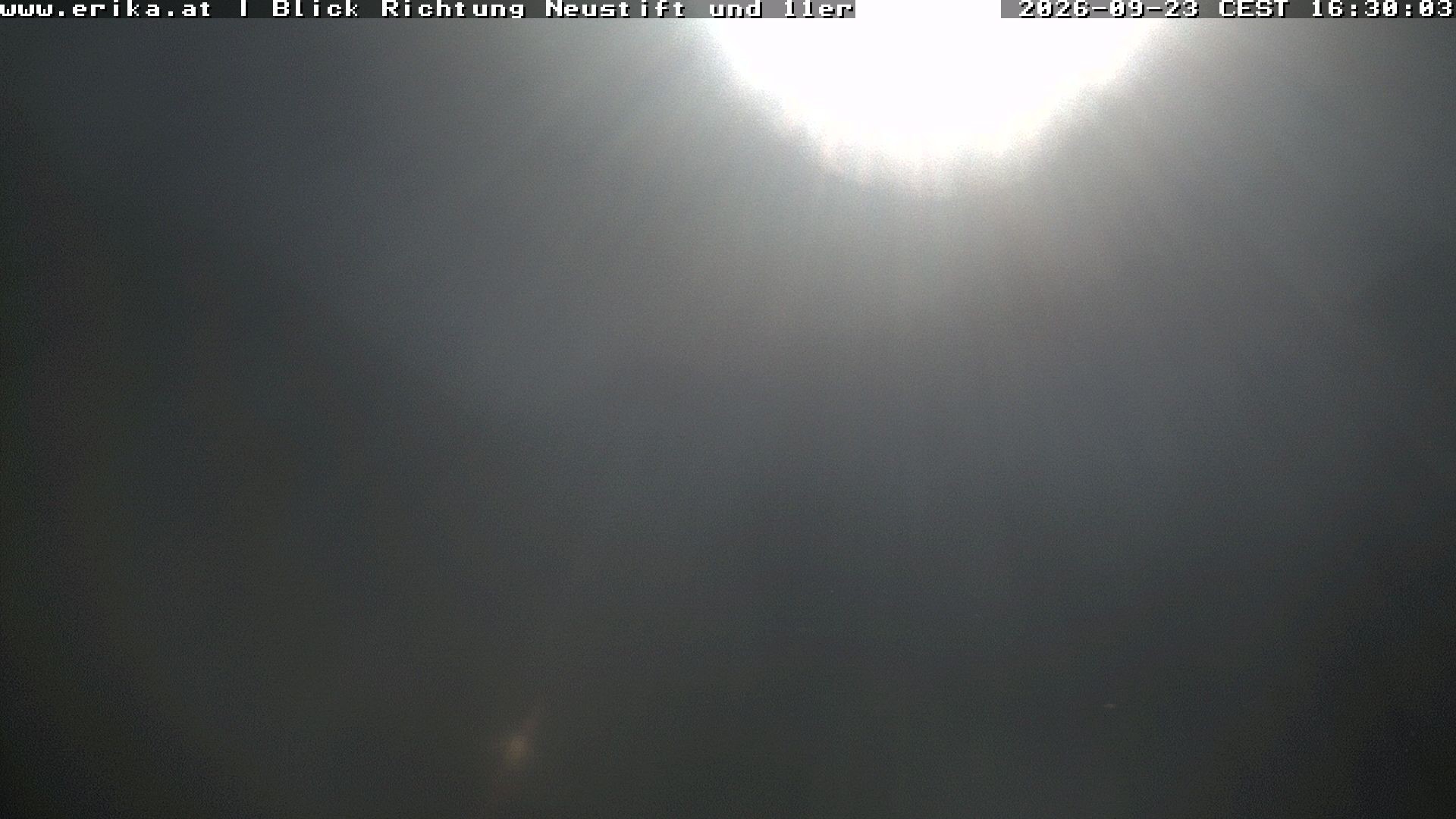 Archiv Foto Webcam Neustift: Blick vom Hotel Erika