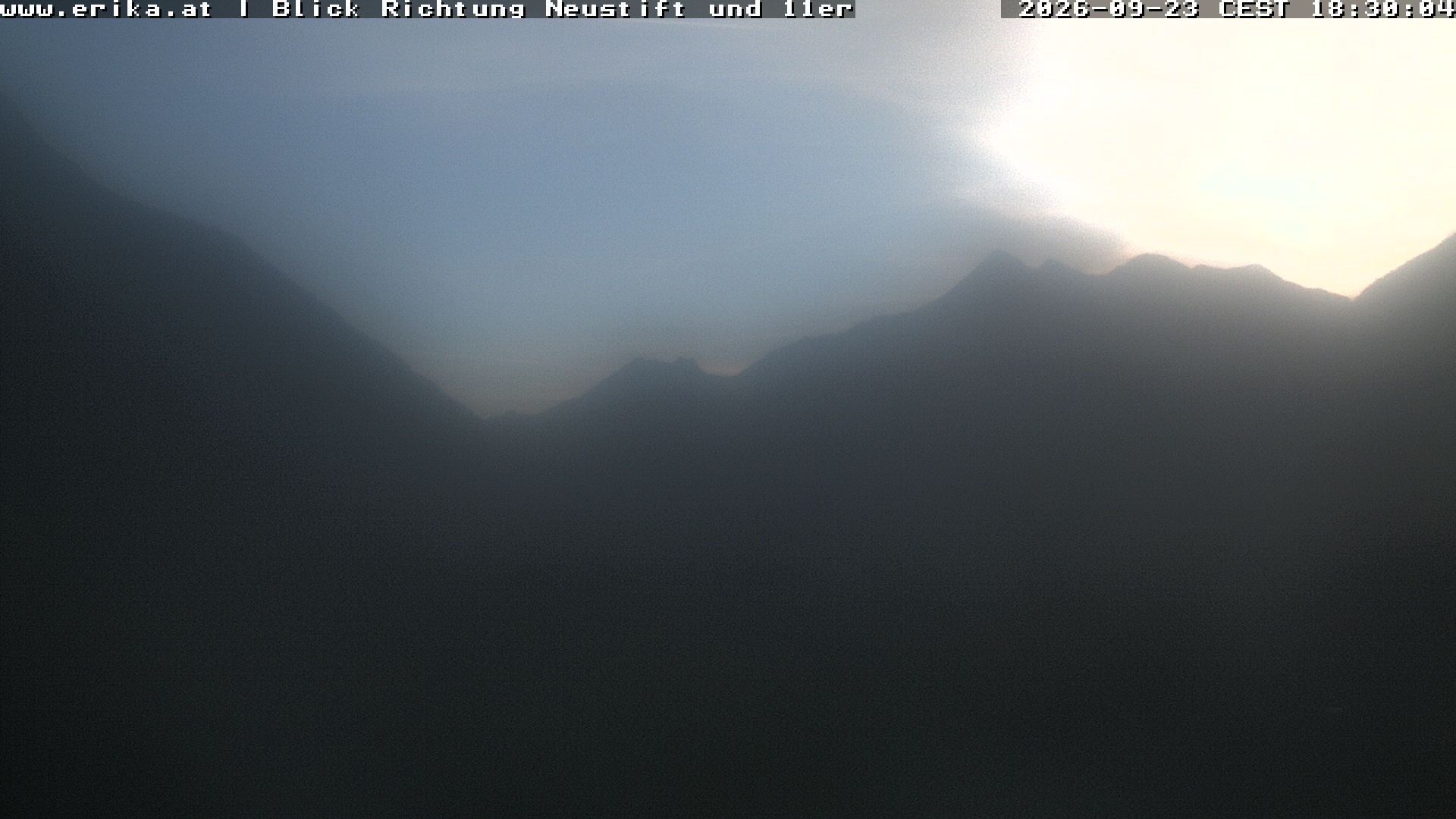 Archiv Foto Webcam Neustift: Blick vom Hotel Erika
