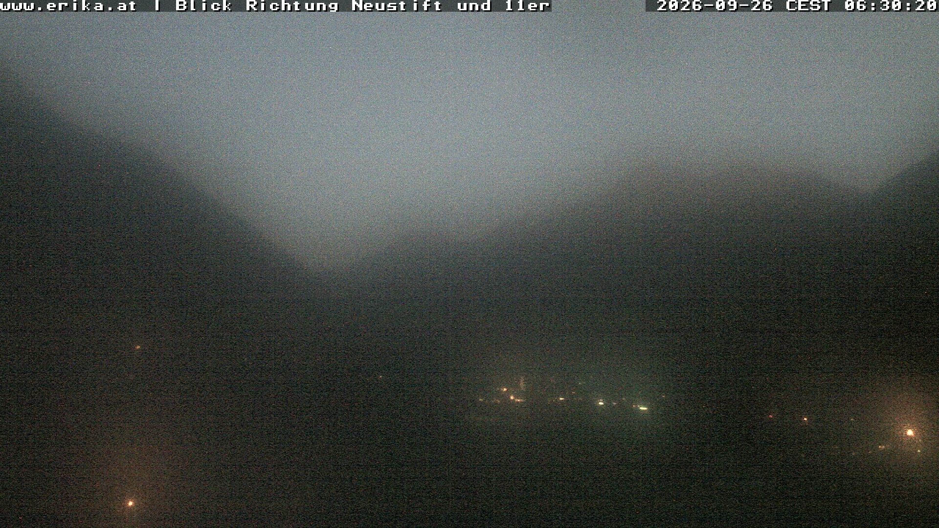 Archiv Foto Webcam Neustift: Blick vom Hotel Erika