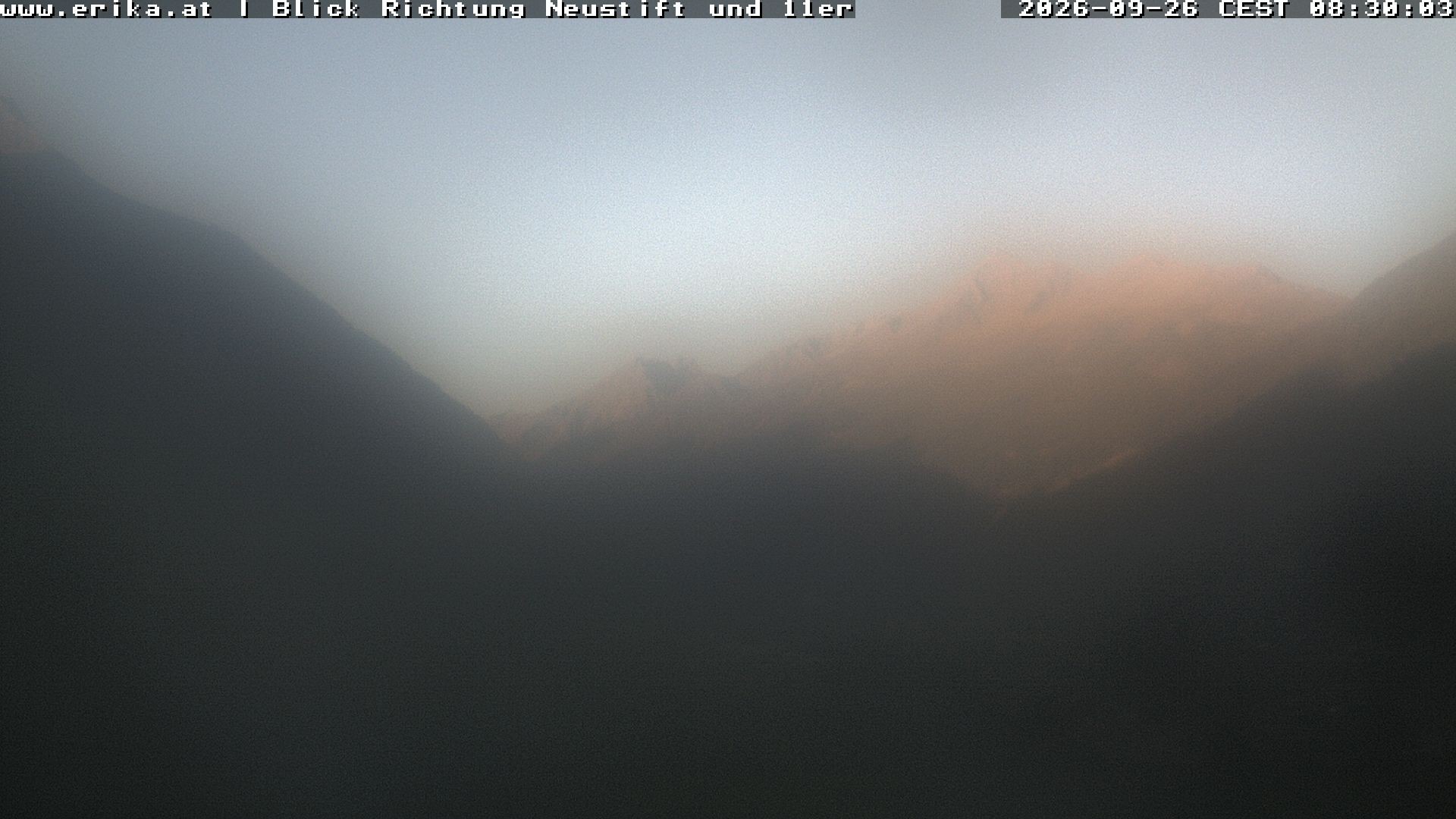 Archiv Foto Webcam Neustift: Blick vom Hotel Erika