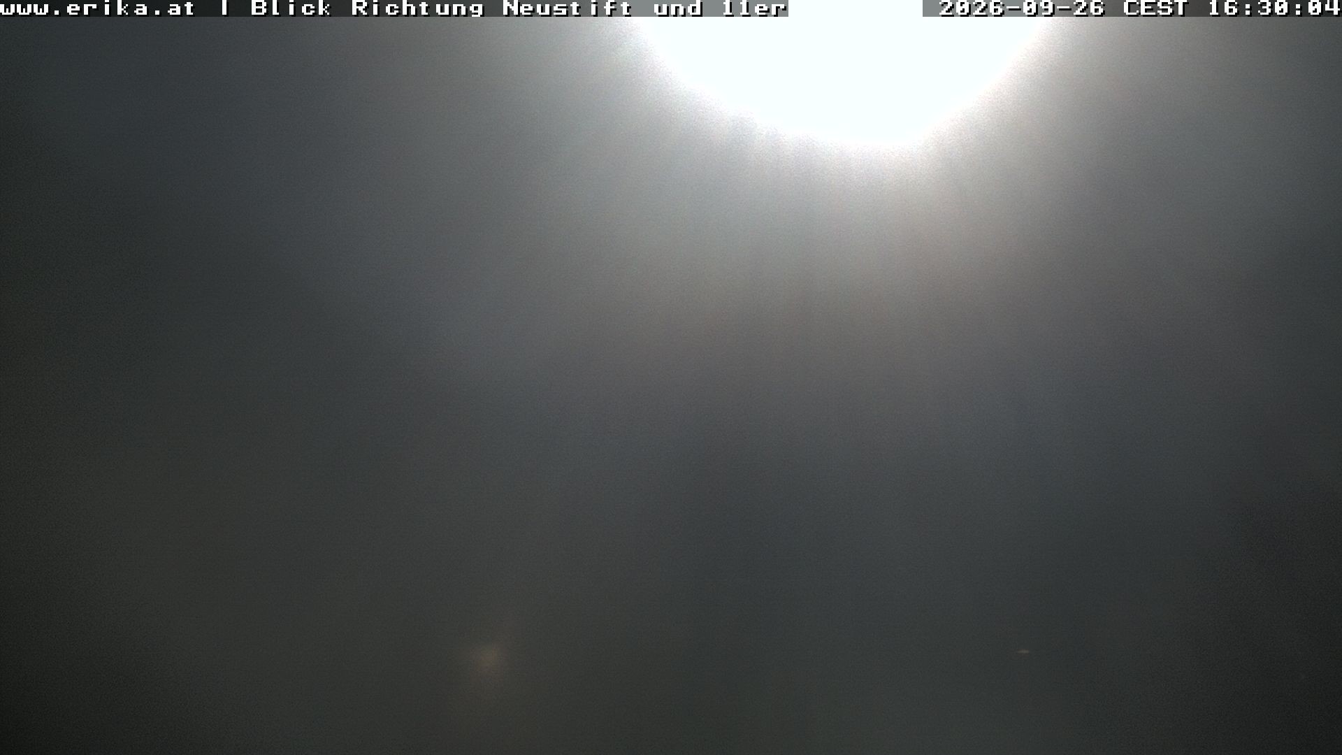 Archiv Foto Webcam Neustift: Blick vom Hotel Erika