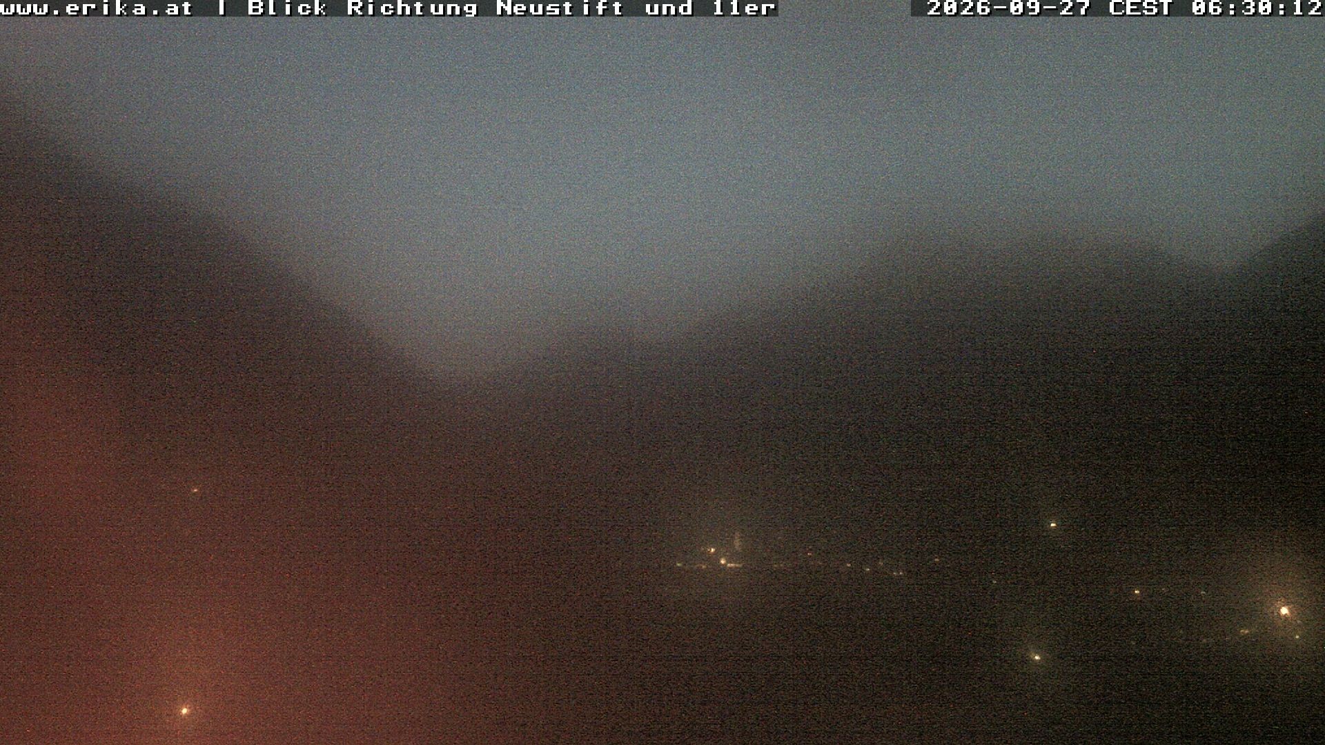 Archiv Foto Webcam Neustift: Blick vom Hotel Erika