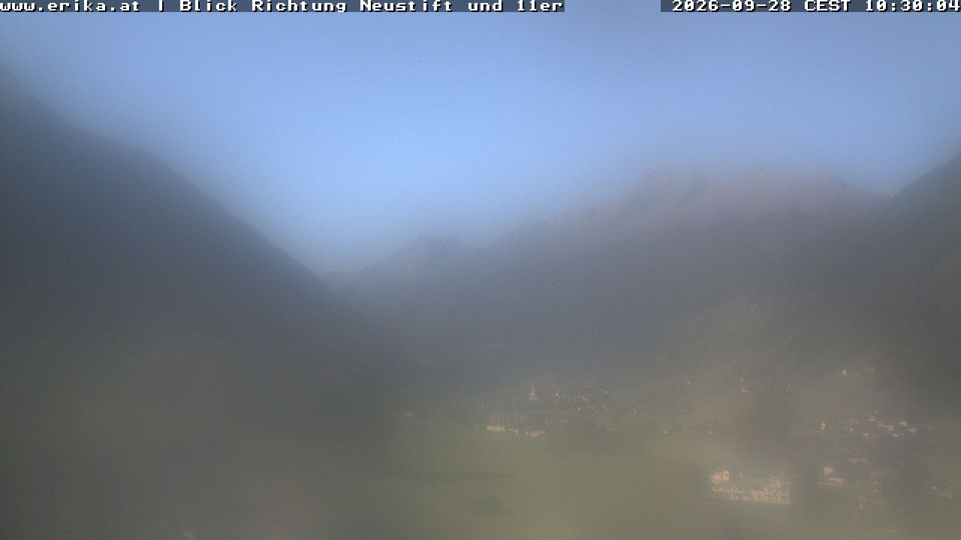 Archiv Foto Webcam Neustift: Blick vom Hotel Erika