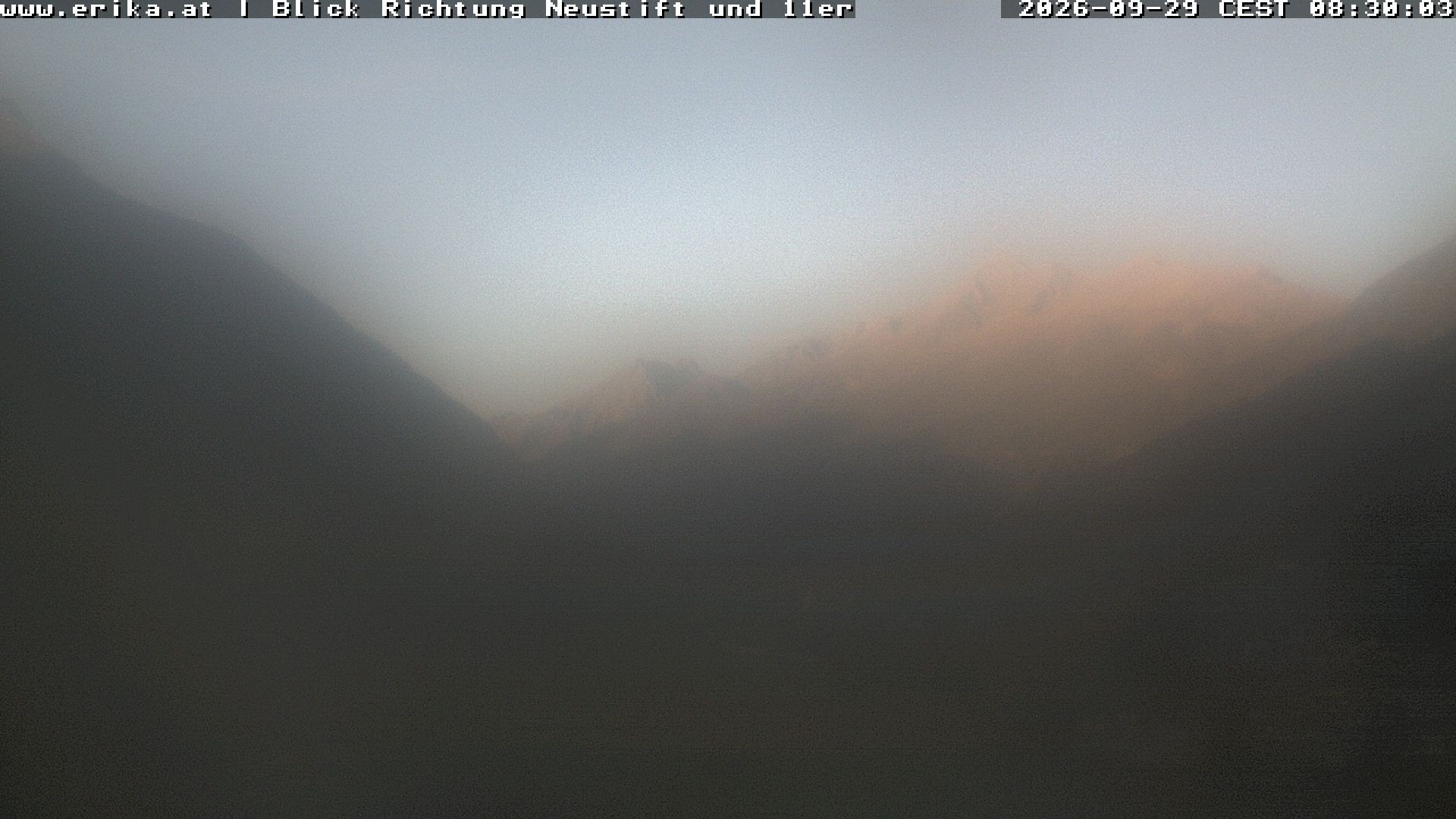 Archiv Foto Webcam Neustift: Blick vom Hotel Erika