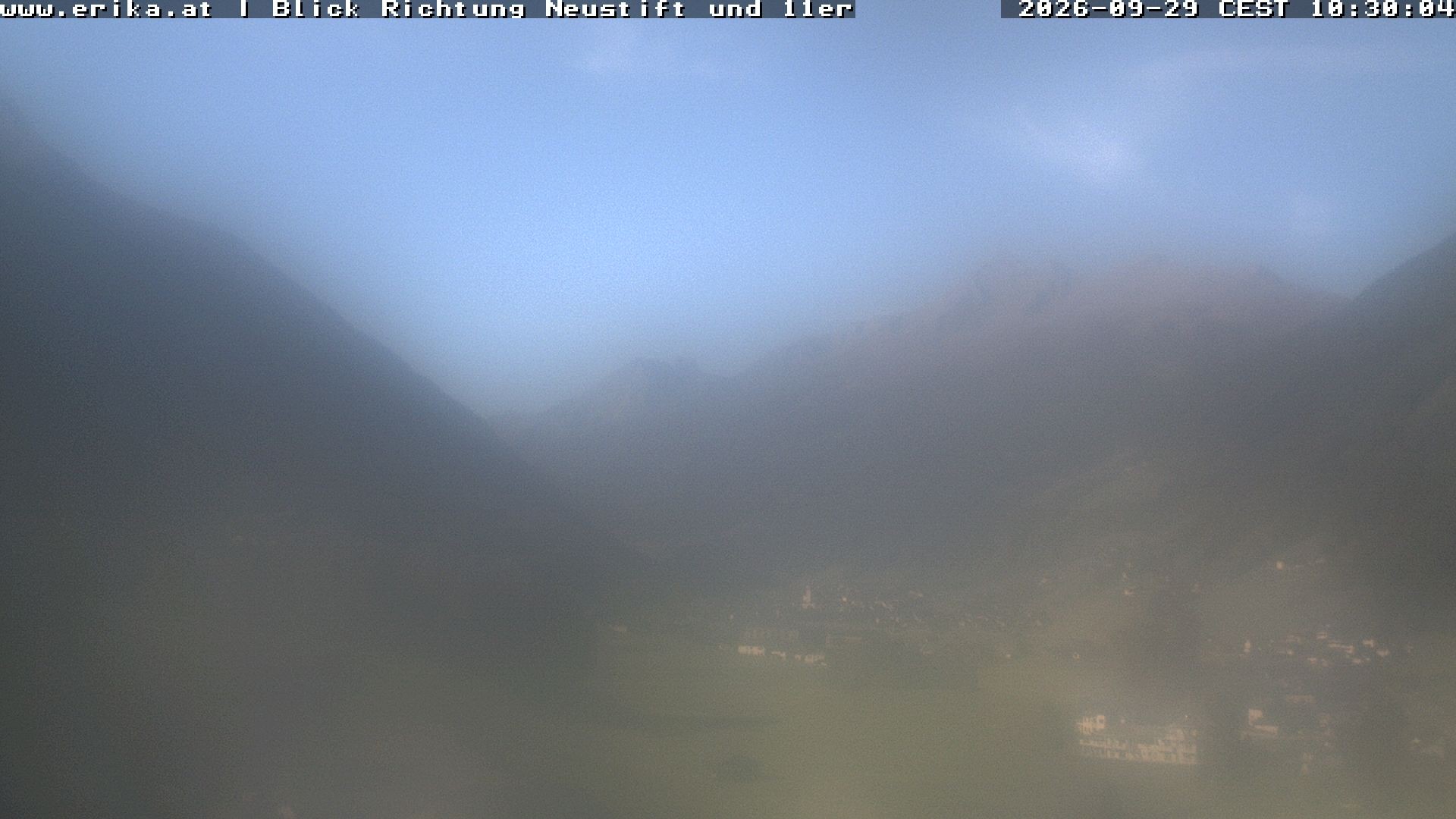 Archiv Foto Webcam Neustift: Blick vom Hotel Erika