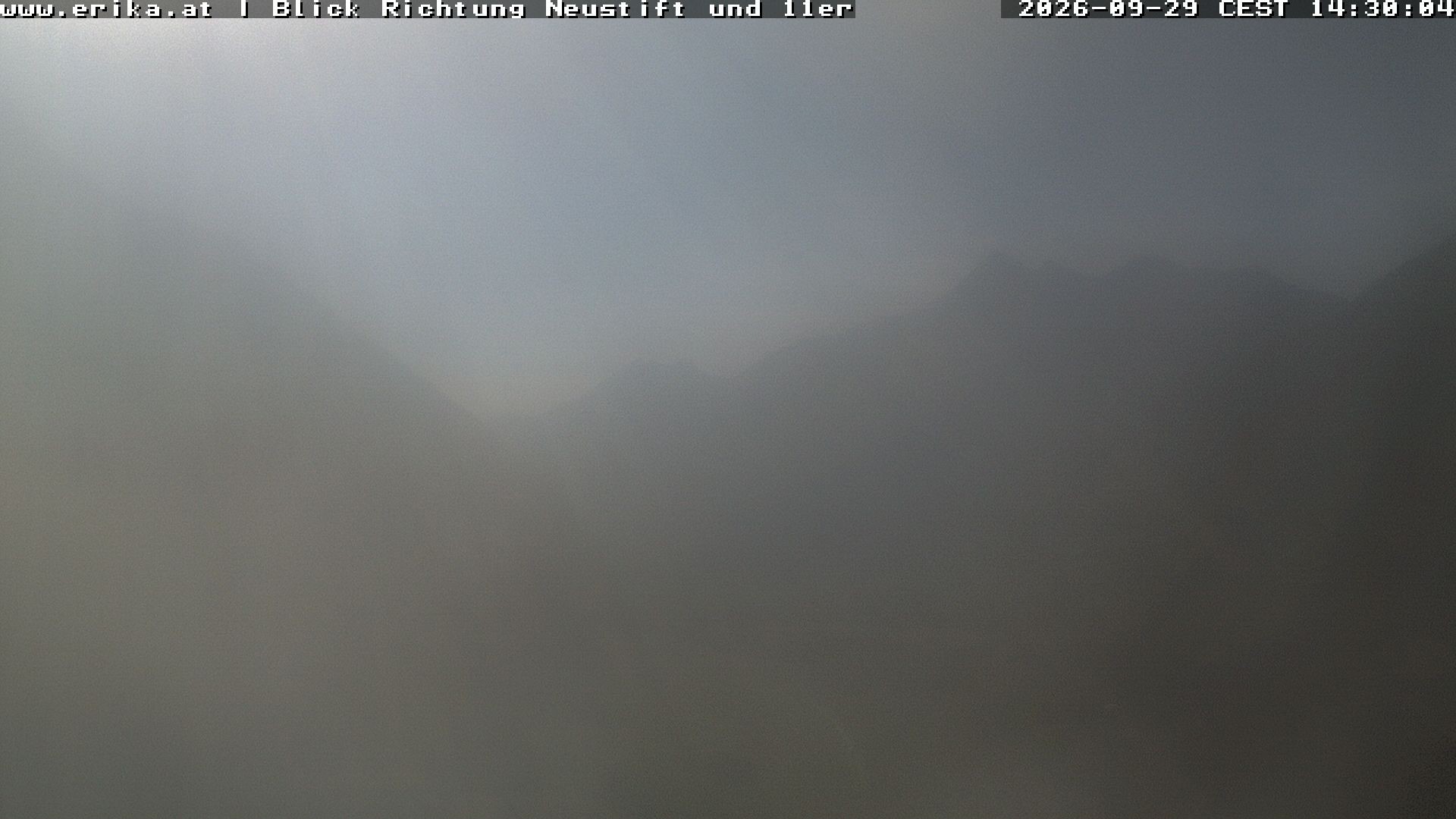 Archiv Foto Webcam Neustift: Blick vom Hotel Erika
