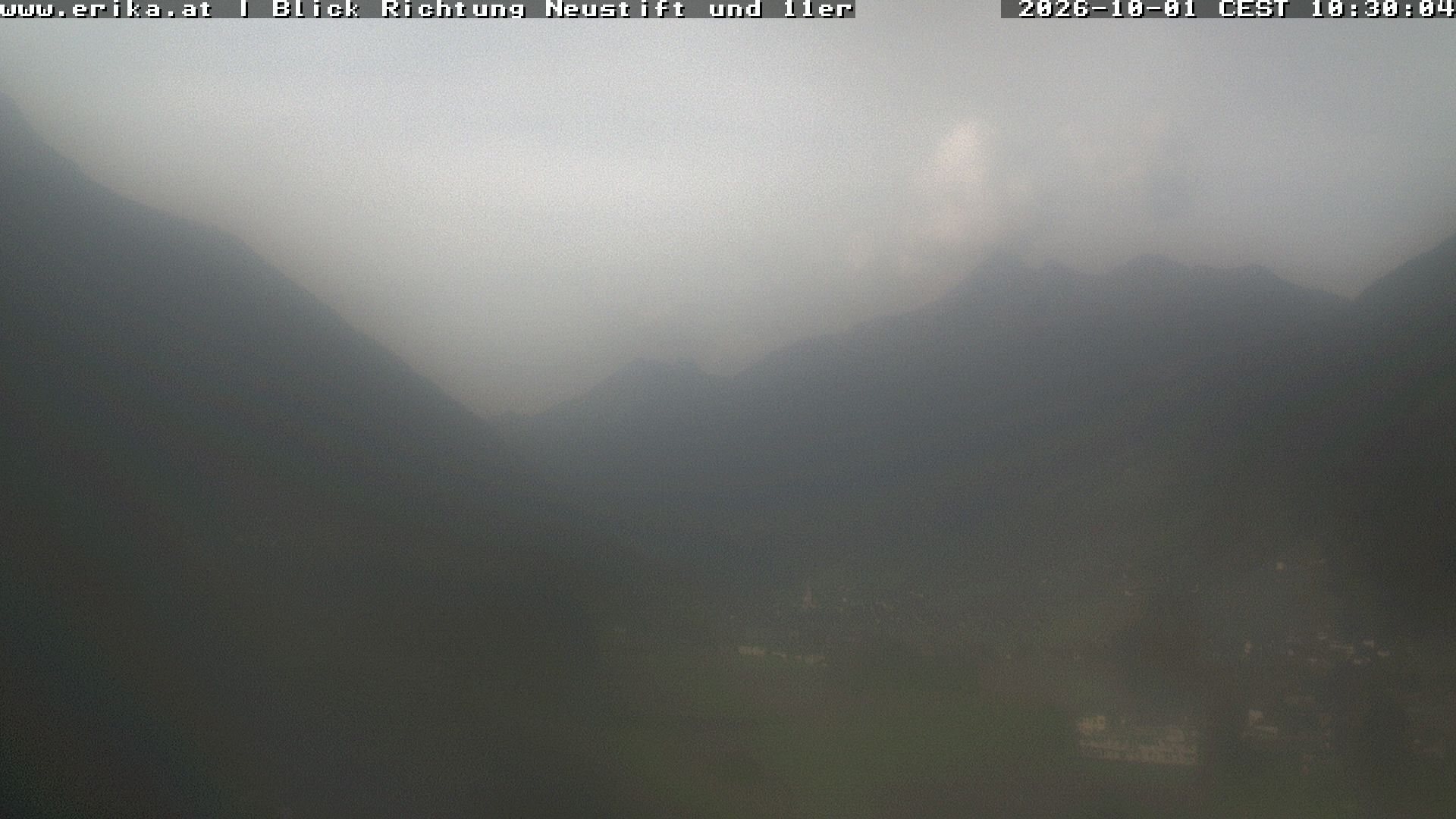 Archiv Foto Webcam Neustift: Blick vom Hotel Erika