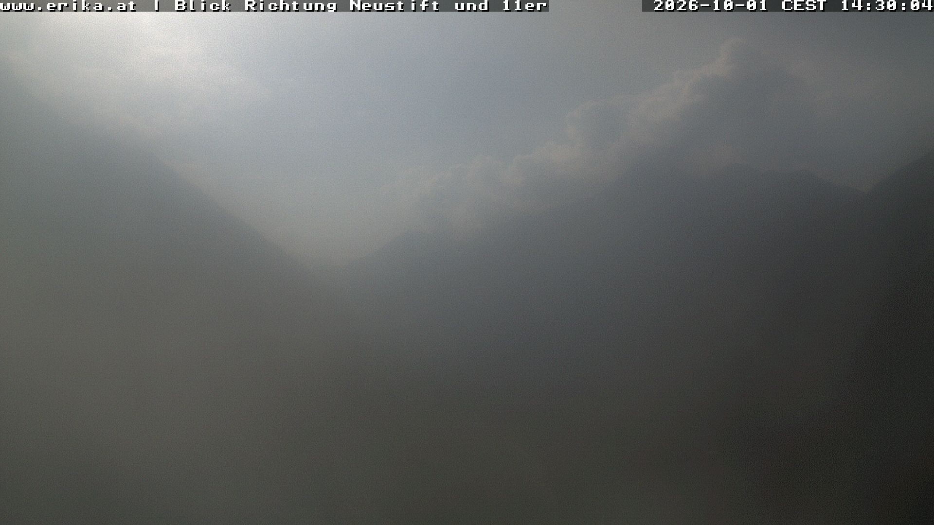 Archiv Foto Webcam Neustift: Blick vom Hotel Erika