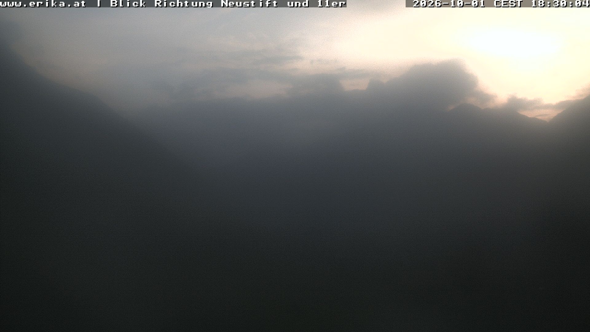 Archiv Foto Webcam Neustift: Blick vom Hotel Erika
