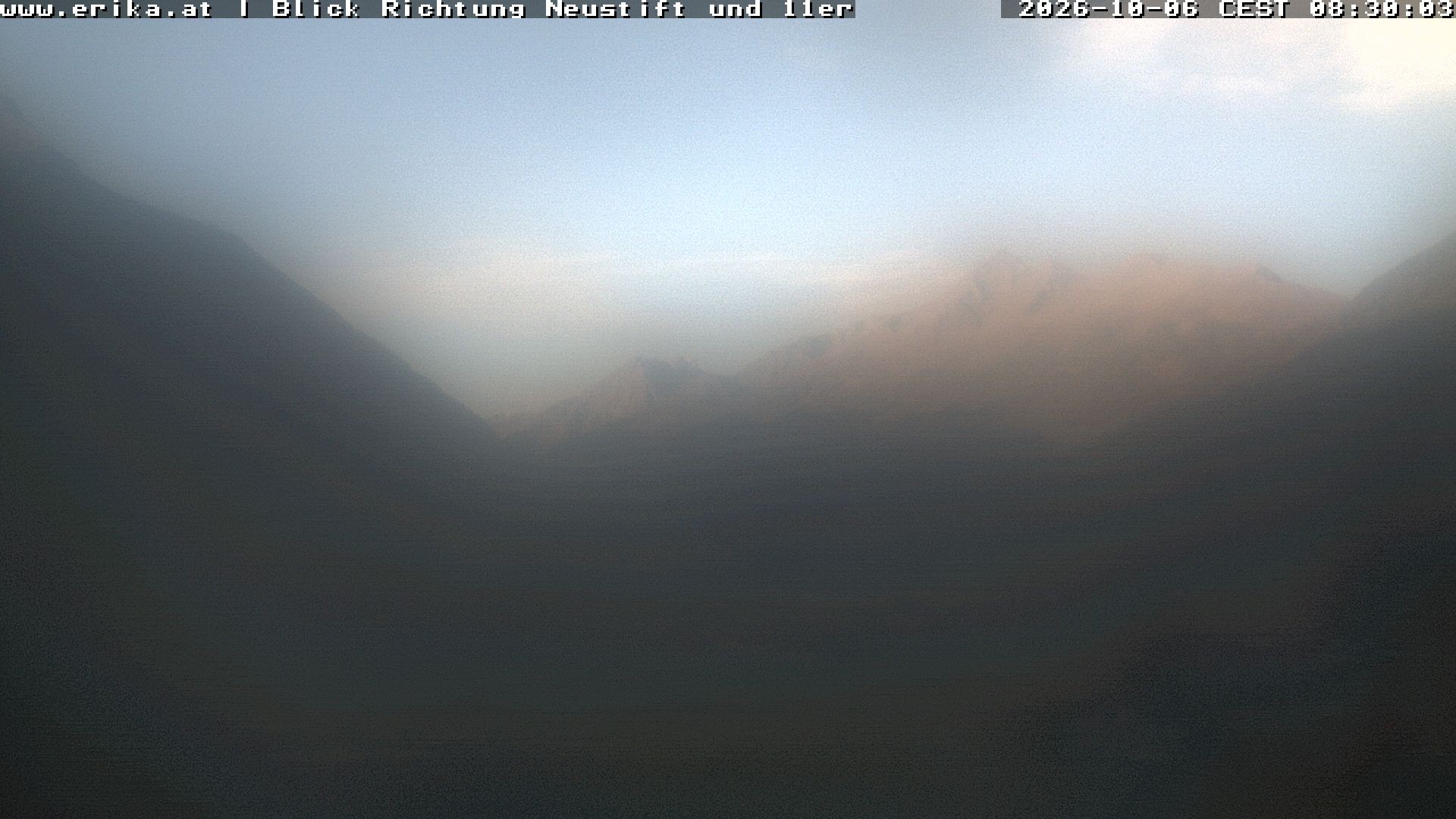 Archiv Foto Webcam Neustift: Blick vom Hotel Erika