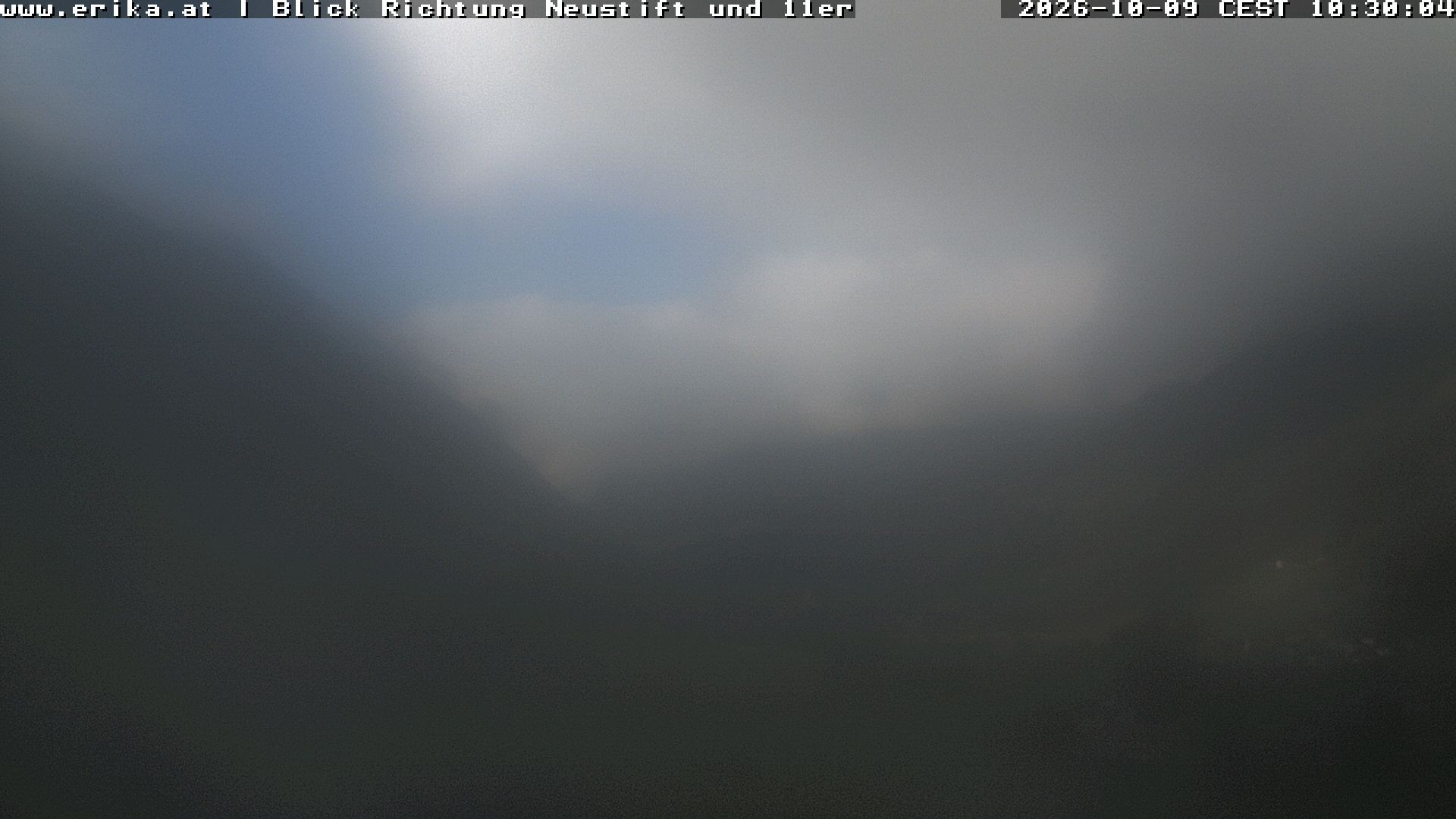 Archived image Webcam Neustift: View of the Stubai Glacier