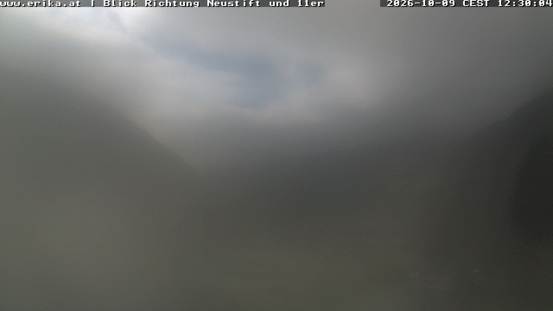 Archived image Webcam Neustift: View of the Stubai Glacier