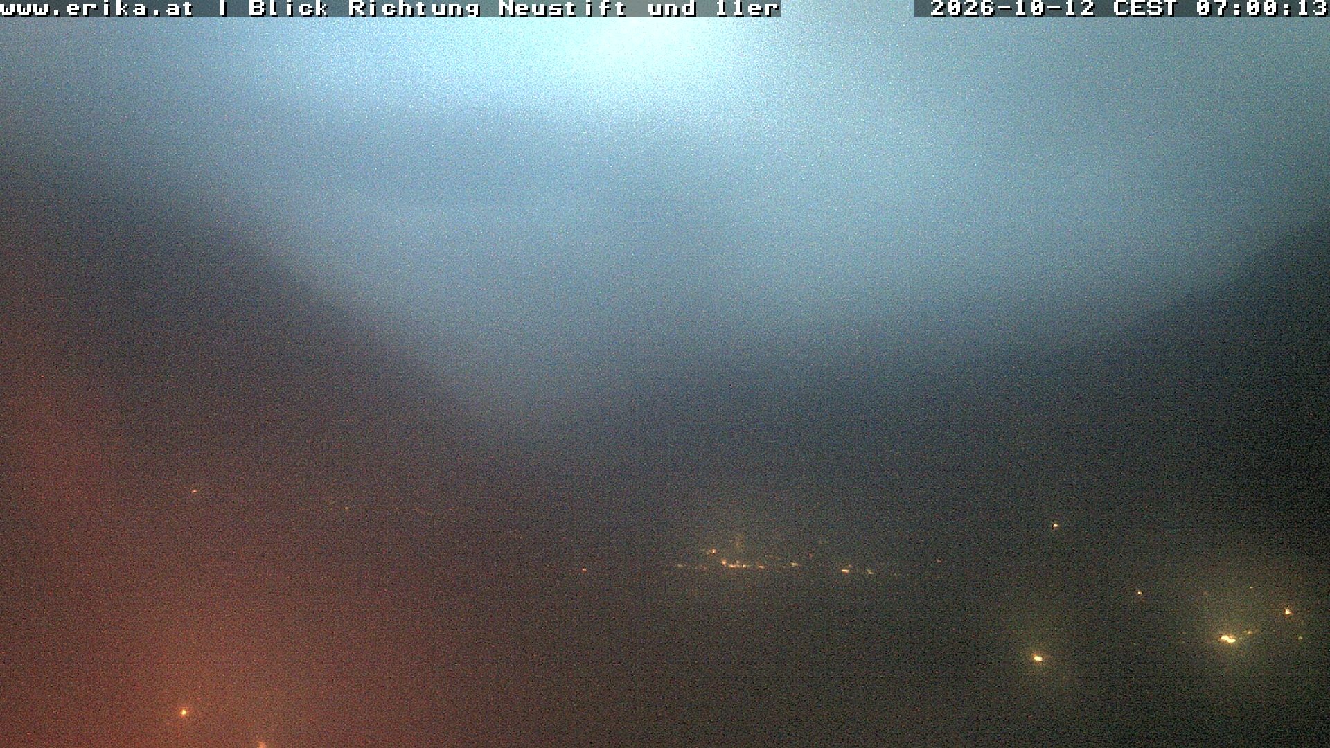 Archiv Foto Webcam Neustift: Blick vom Hotel Erika