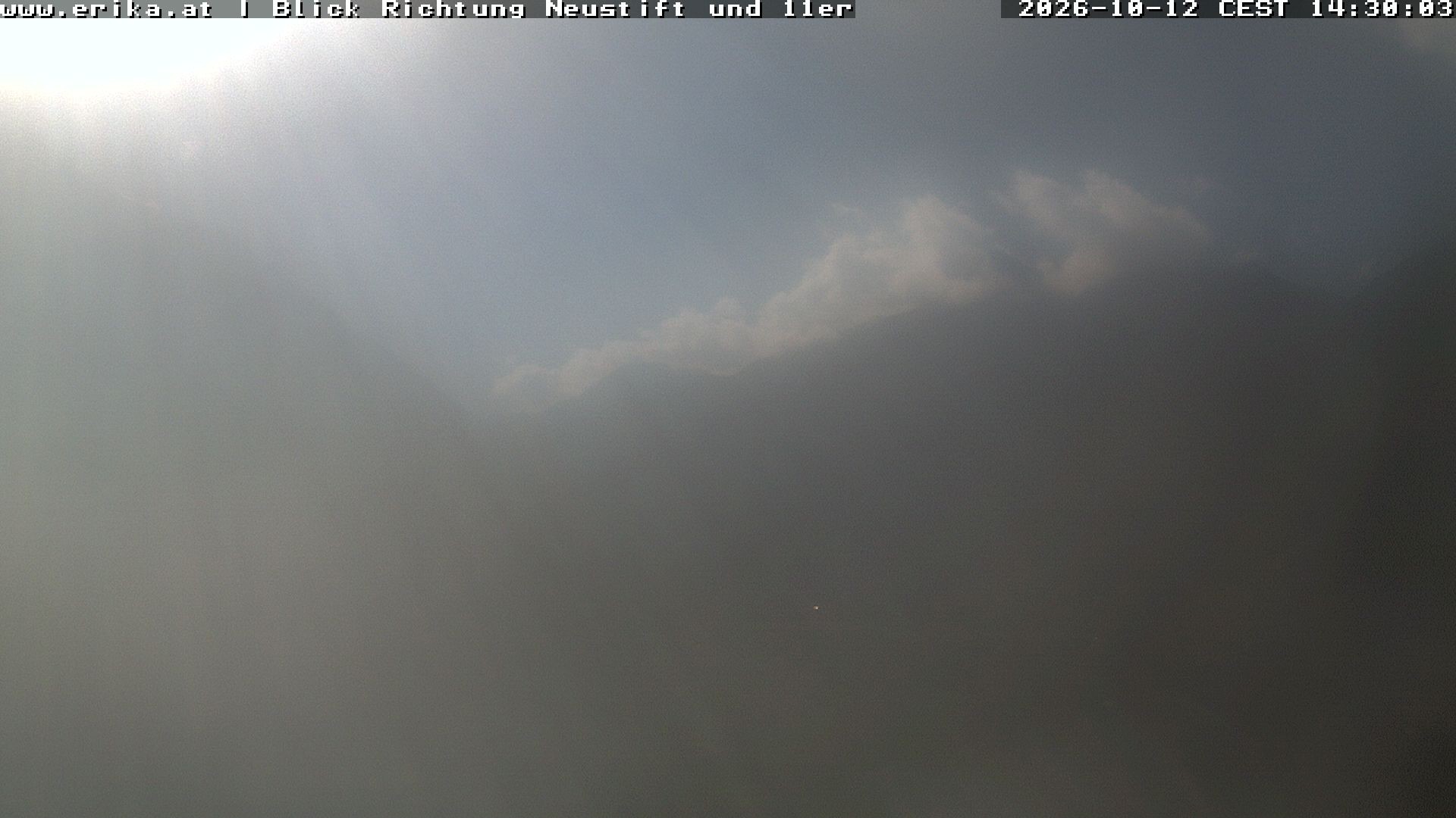 Archiv Foto Webcam Neustift: Blick vom Hotel Erika