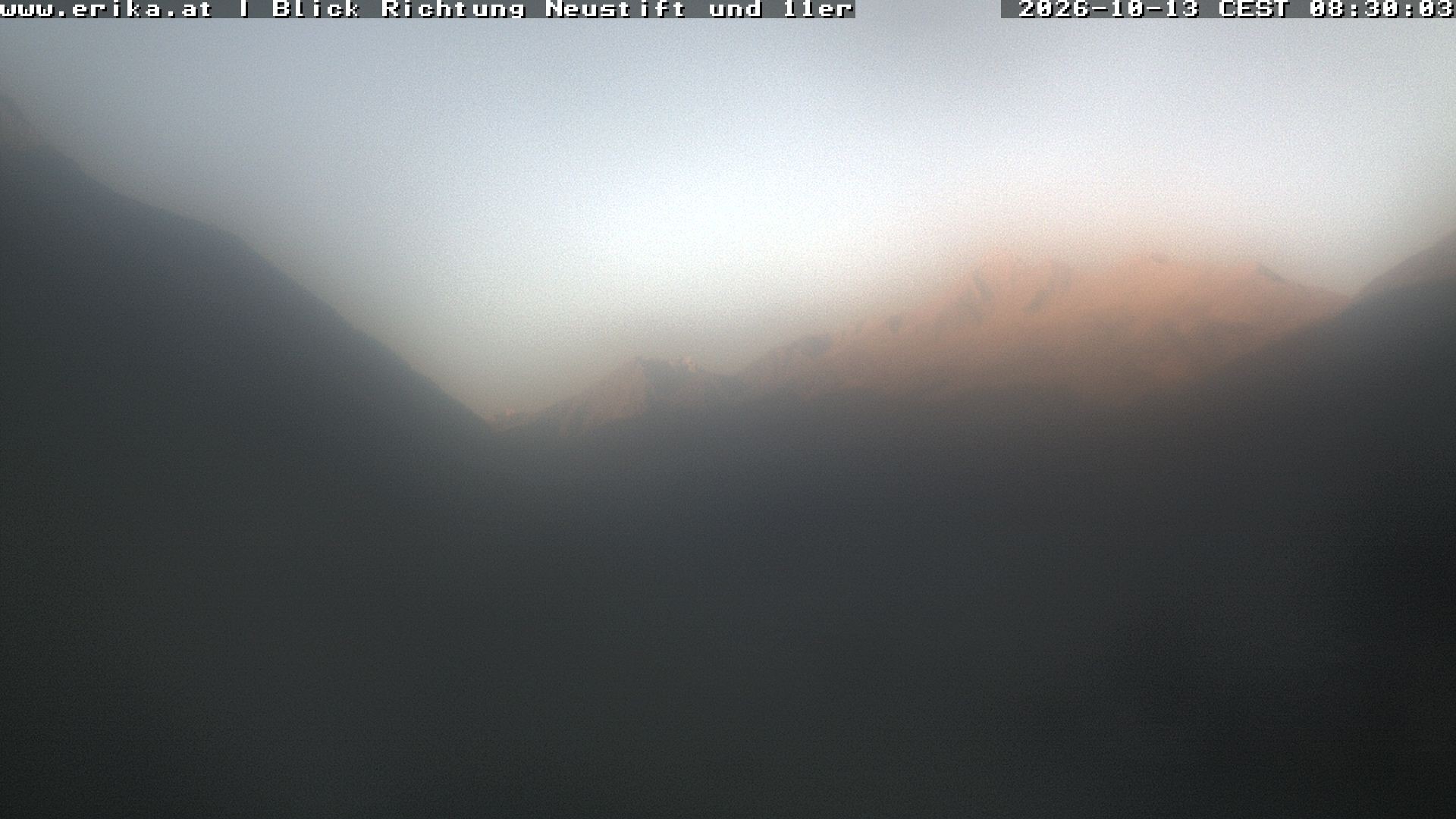 Archiv Foto Webcam Neustift: Blick vom Hotel Erika