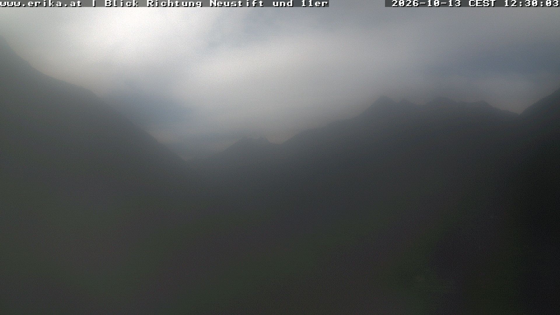 Archiv Foto Webcam Neustift: Blick vom Hotel Erika