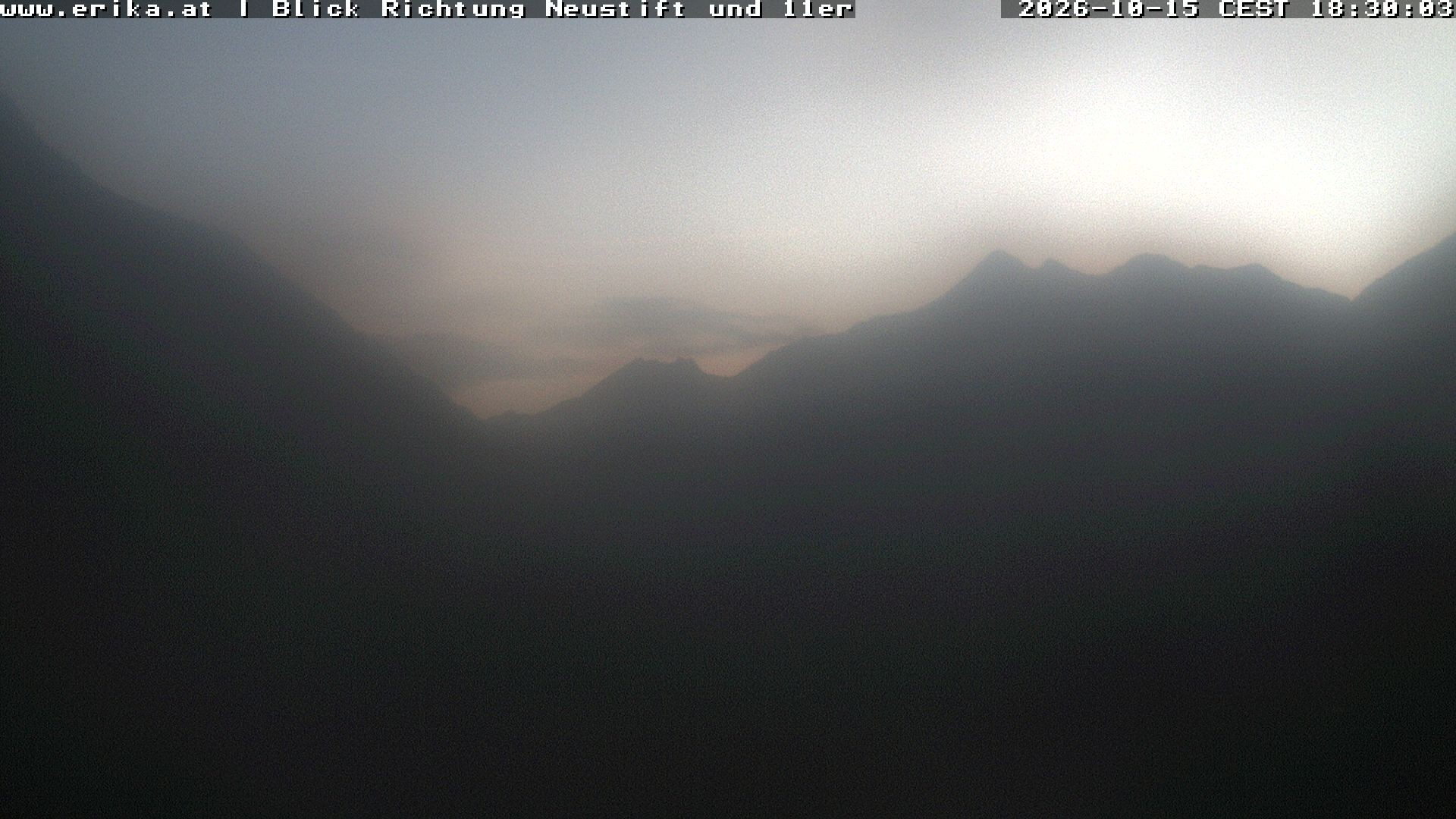 Archiv Foto Webcam Neustift: Blick vom Hotel Erika