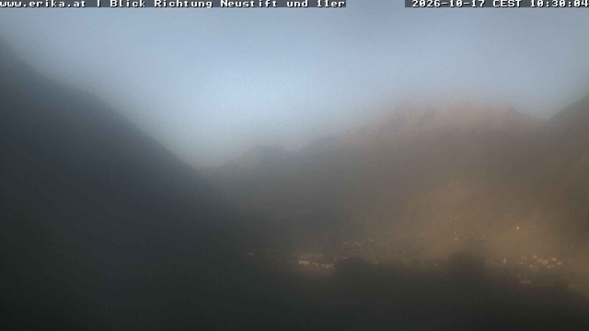 Archiv Foto Webcam Neustift: Blick vom Hotel Erika