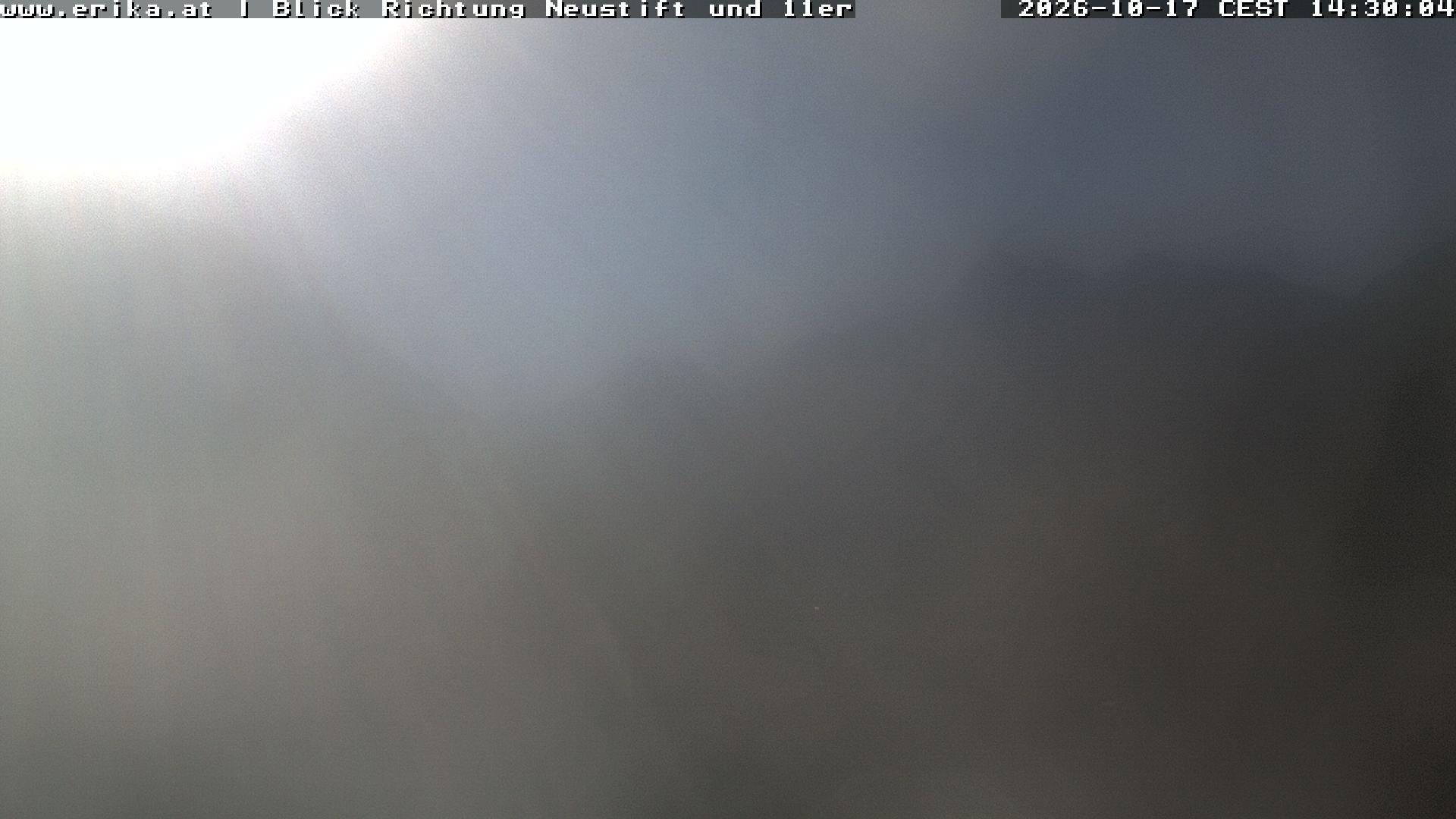 Archiv Foto Webcam Neustift: Blick vom Hotel Erika