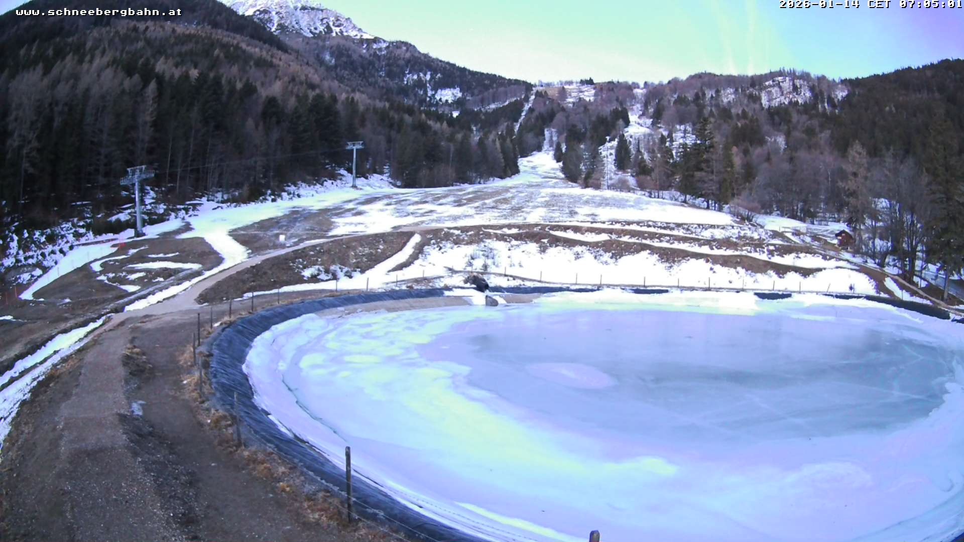 Archiv Foto Webcam Speichersee / Puchberg am Schneeberg