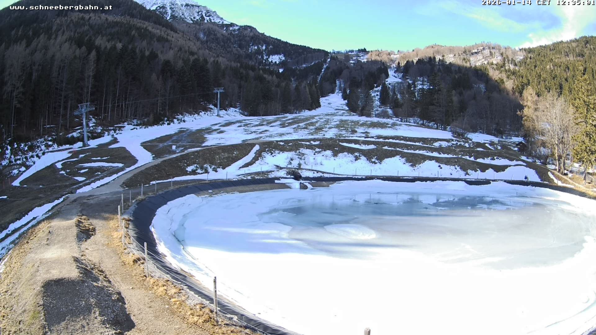 Archiv Foto Webcam Speichersee / Puchberg am Schneeberg