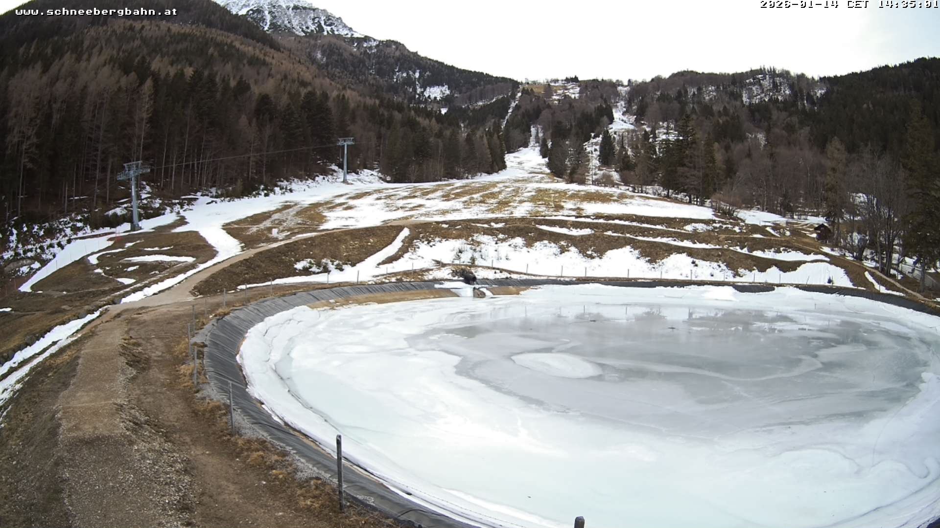 Archiv Foto Webcam Speichersee / Puchberg am Schneeberg