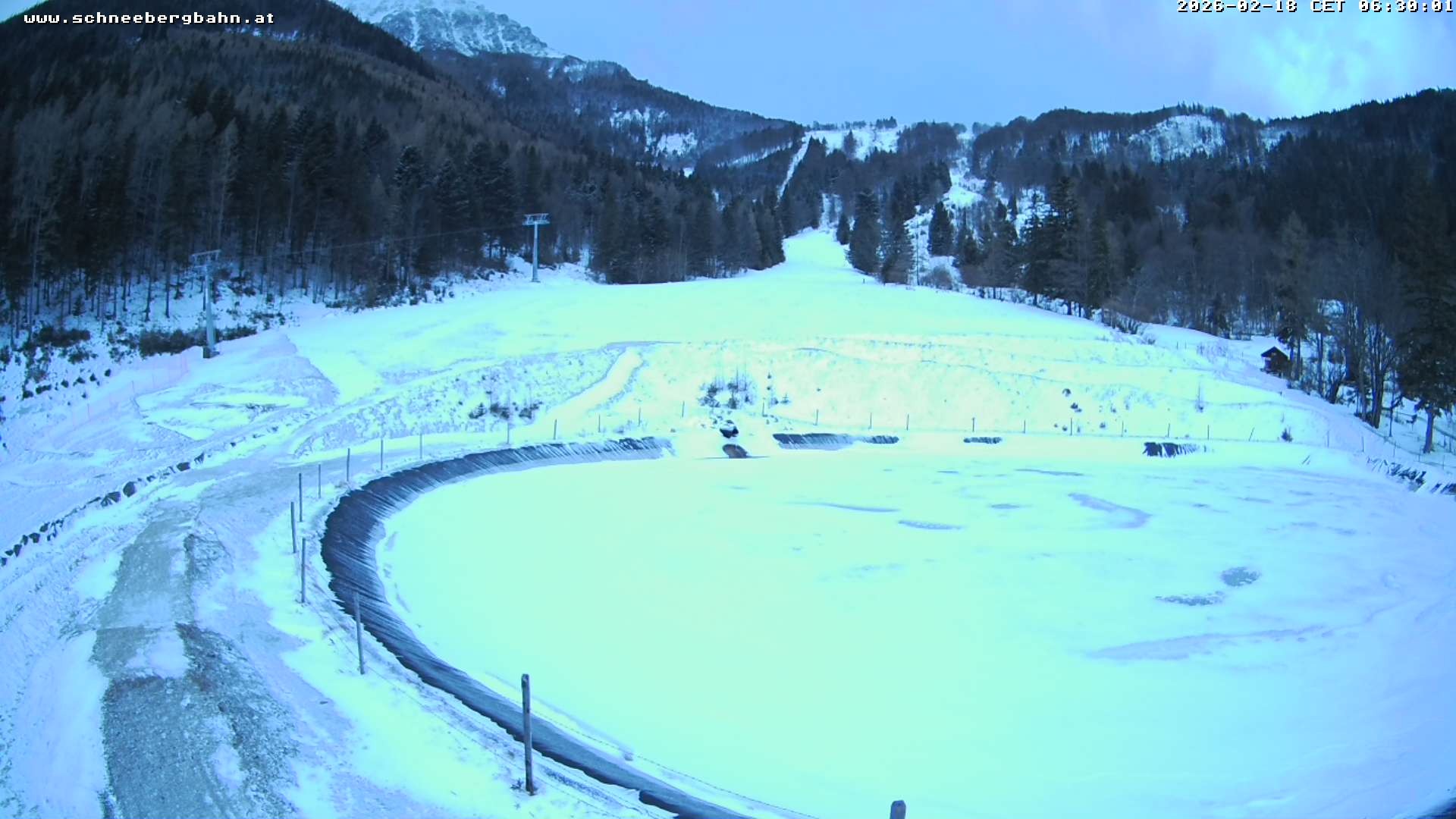 Archiv Foto Webcam Speichersee / Puchberg am Schneeberg