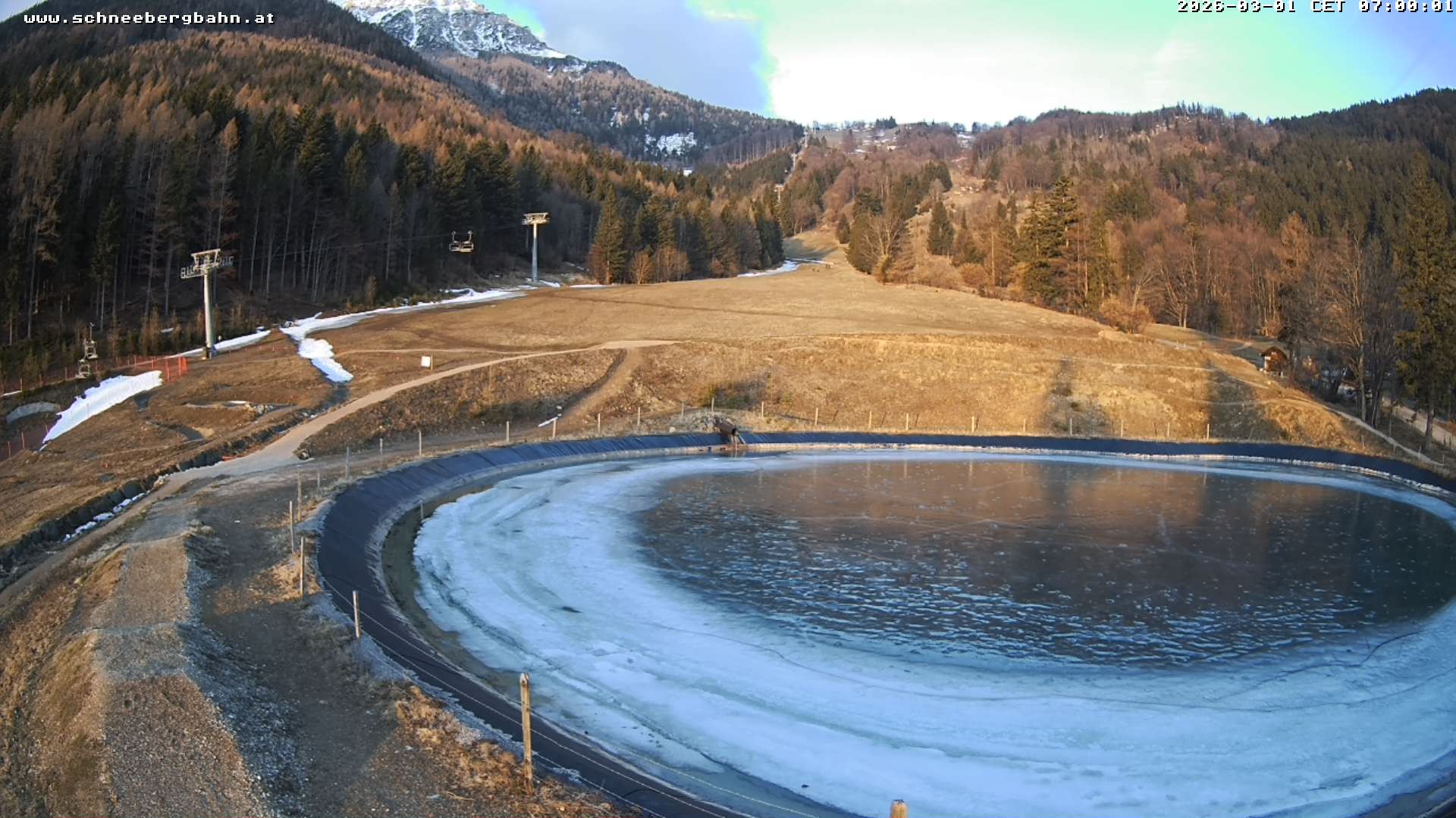 Archiv Foto Webcam Speichersee / Puchberg am Schneeberg
