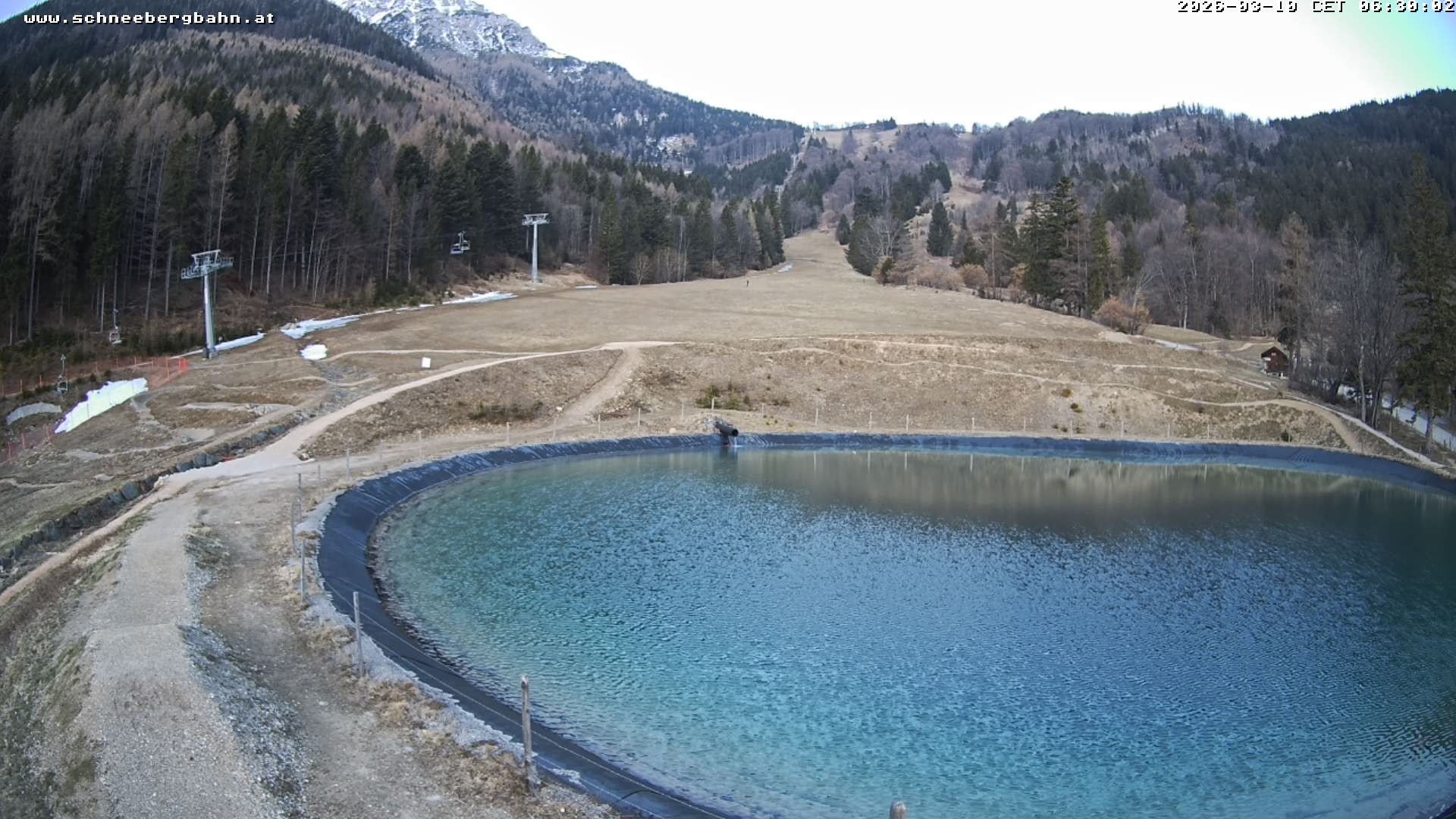 Archiv Foto Webcam Speichersee / Puchberg am Schneeberg