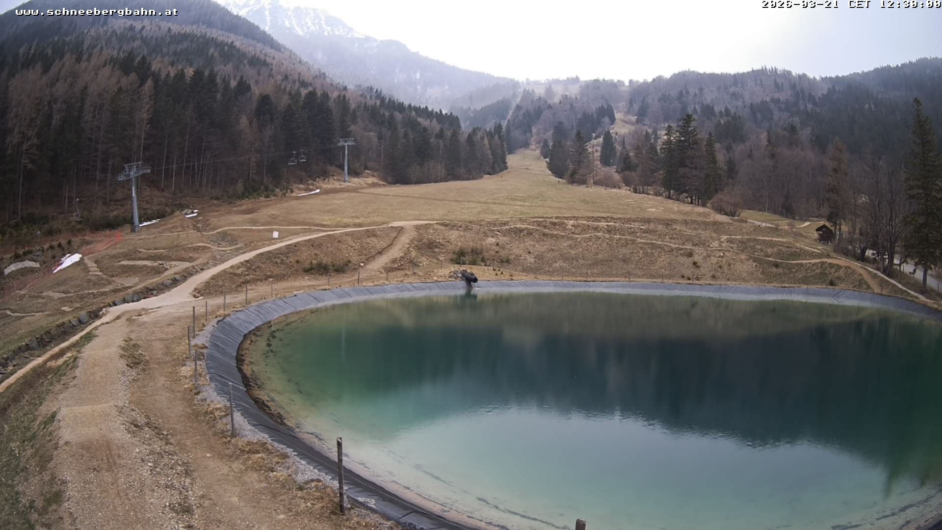 Archiv Foto Webcam Speichersee / Puchberg am Schneeberg