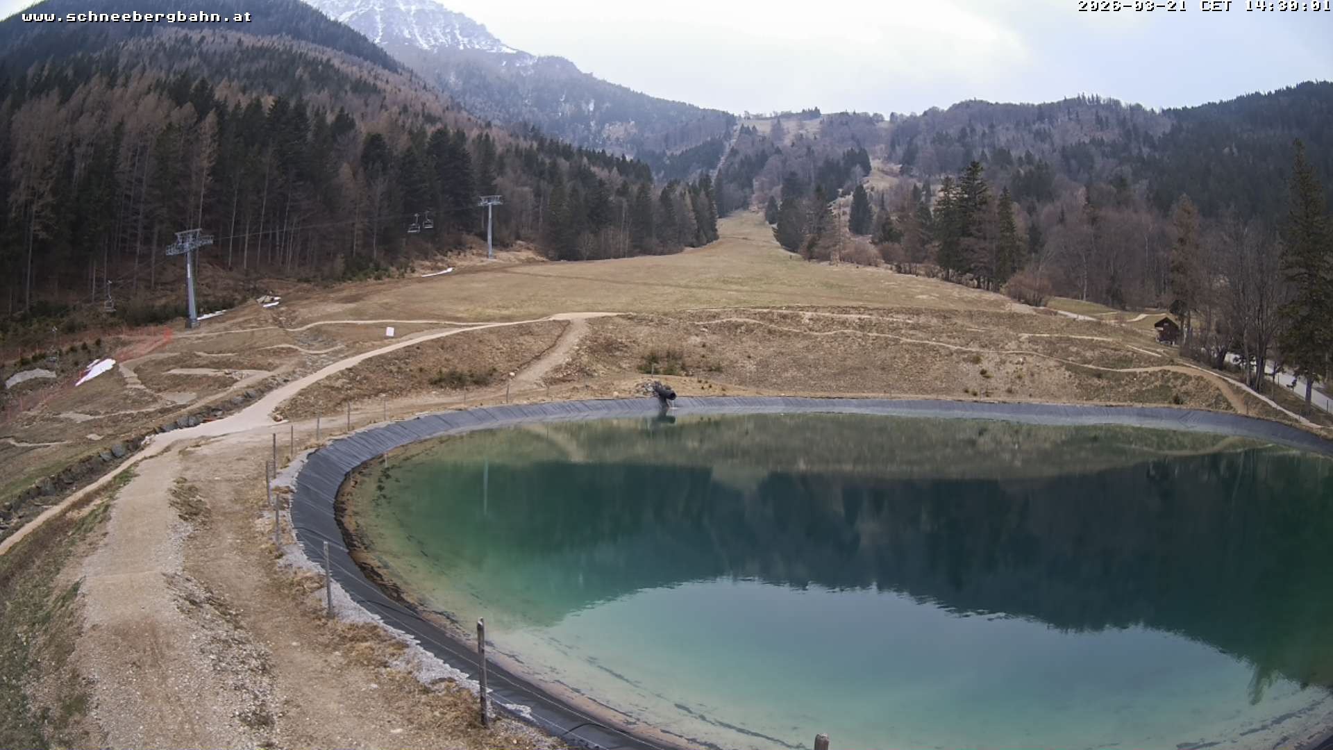 Archiv Foto Webcam Speichersee / Puchberg am Schneeberg