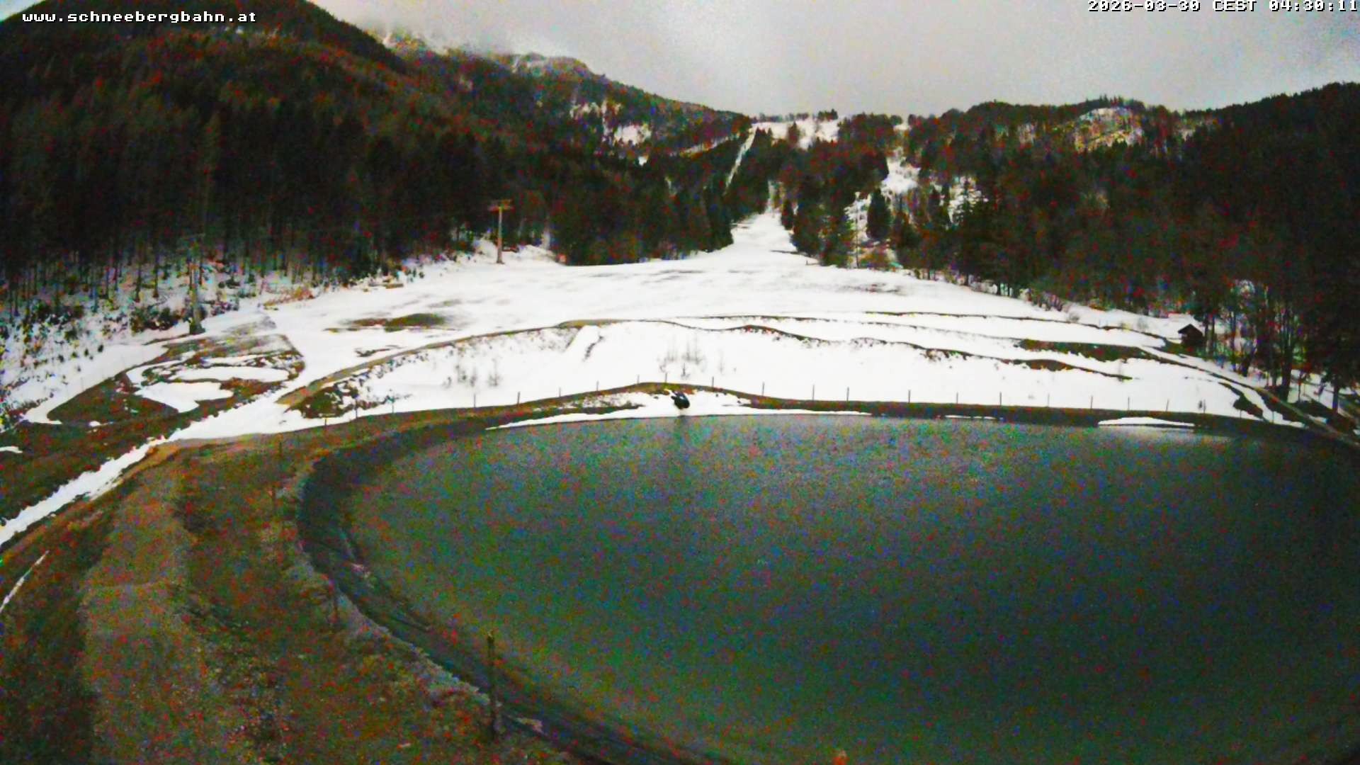 Archiv Foto Webcam Speichersee / Puchberg am Schneeberg