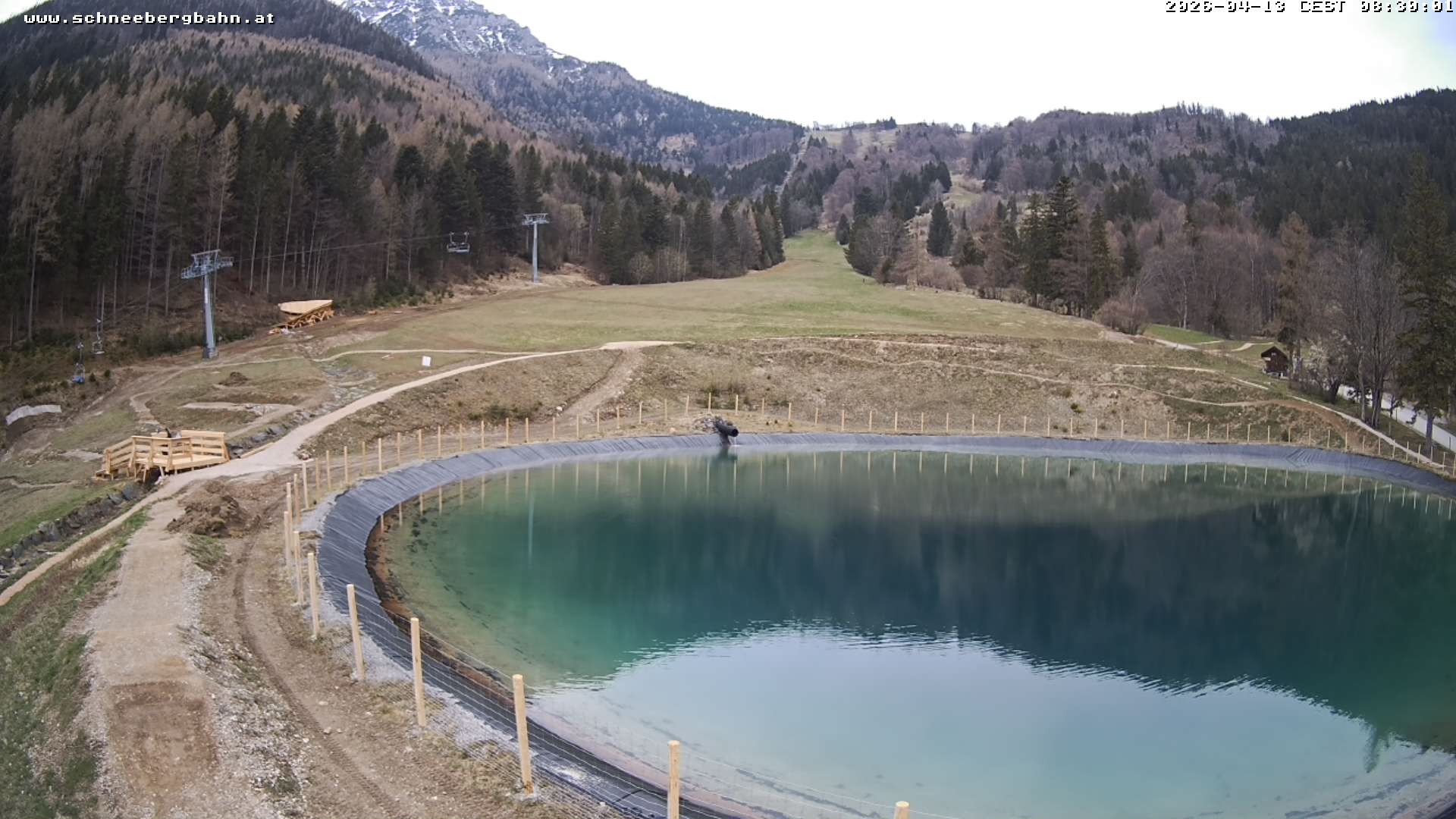 Archiv Foto Webcam Speichersee / Puchberg am Schneeberg